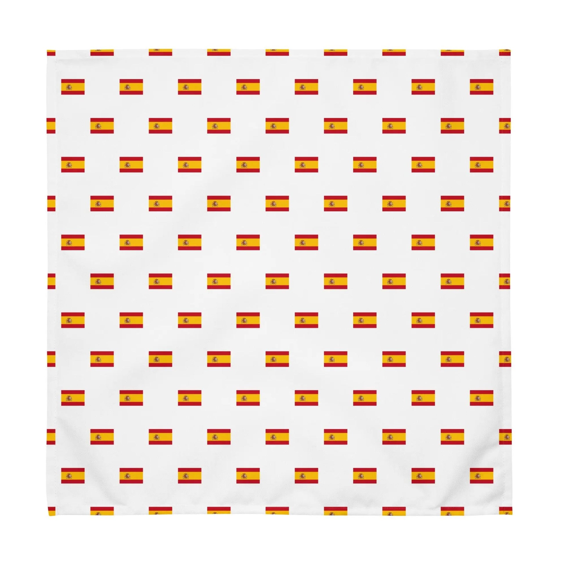 Comprar Juego de servilletas de tela Bandera de España blanca mosaico La Flamenca de Borgoña Bandera España