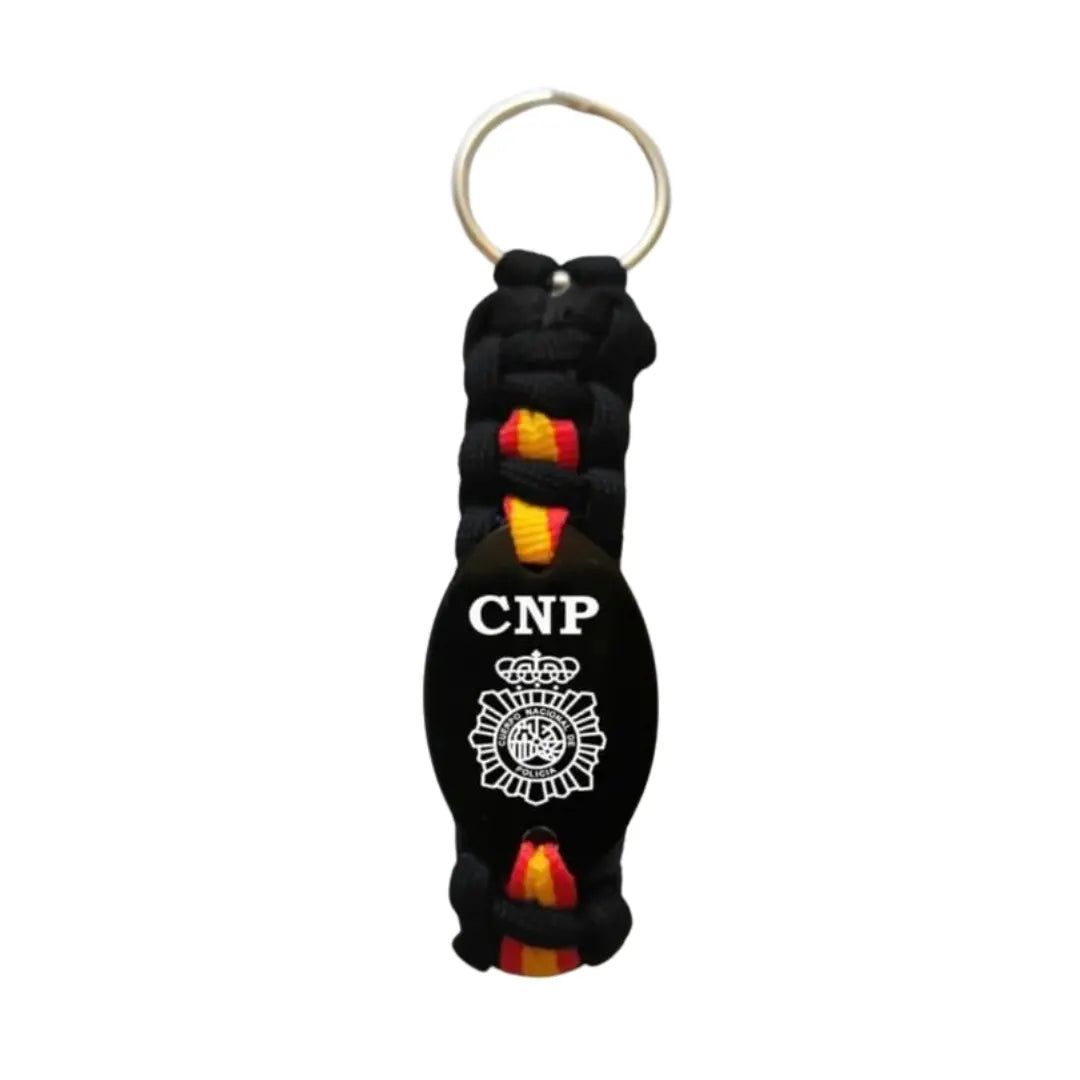 Llavero Policía Nacional CNP paracord