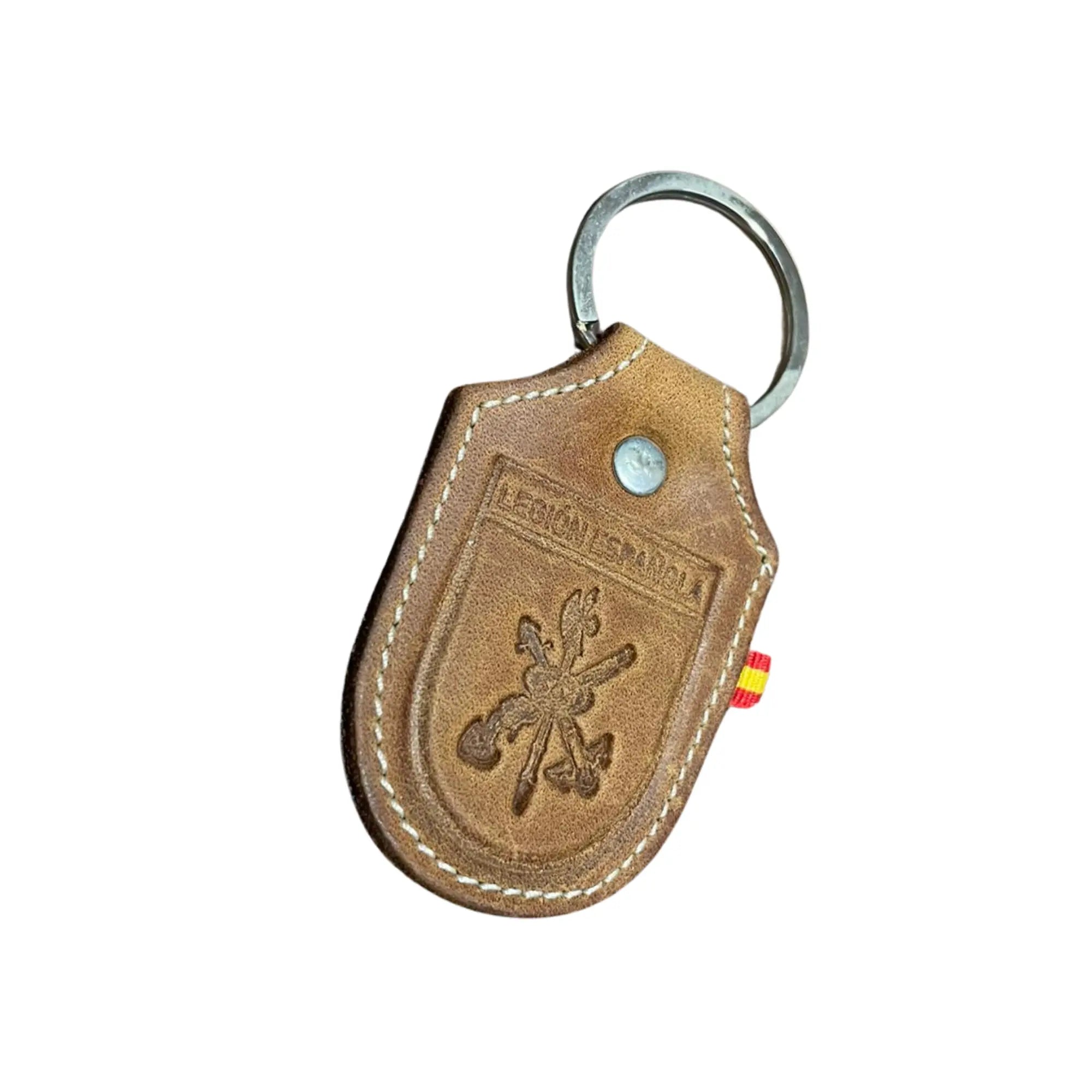 Comprar Lote Legión Española: cartera de piel, pulsera y llavero La Flamenca de Borgoña Bandera España