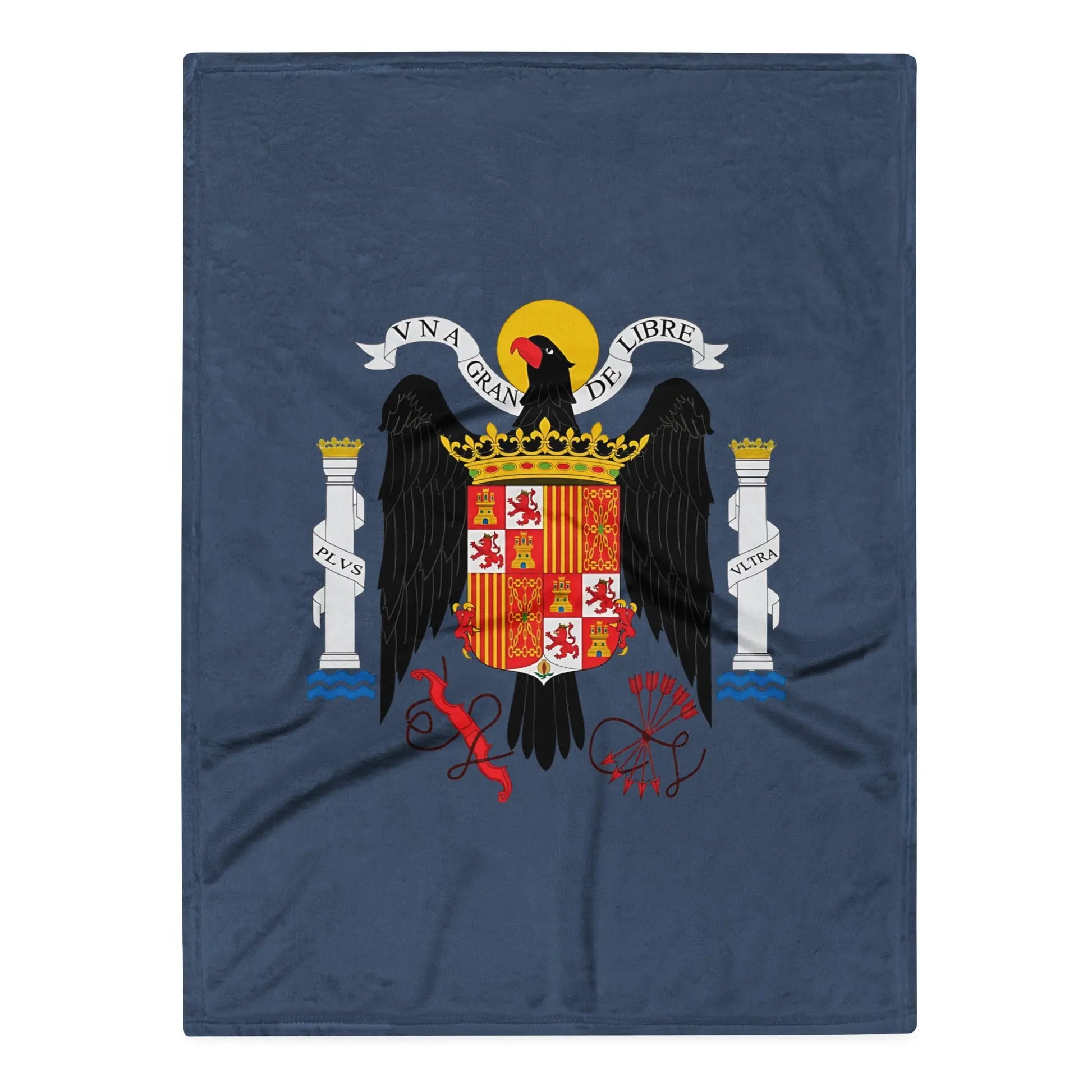 Comprar Manta Águila de San Juan - Una, Grande y Libre - azul La Flamenca de Borgoña Bandera España