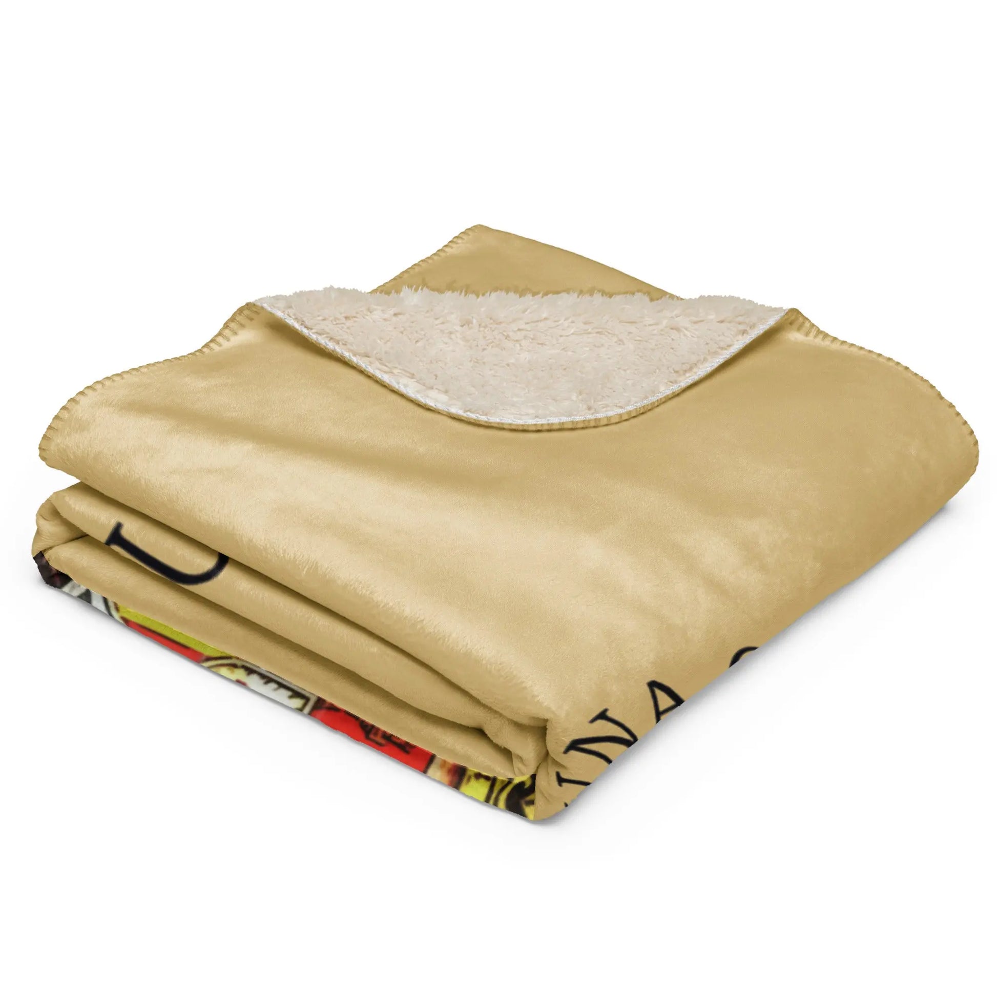 Comprar Manta sherpa Águila San Juan - camel La Flamenca de Borgoña Bandera España