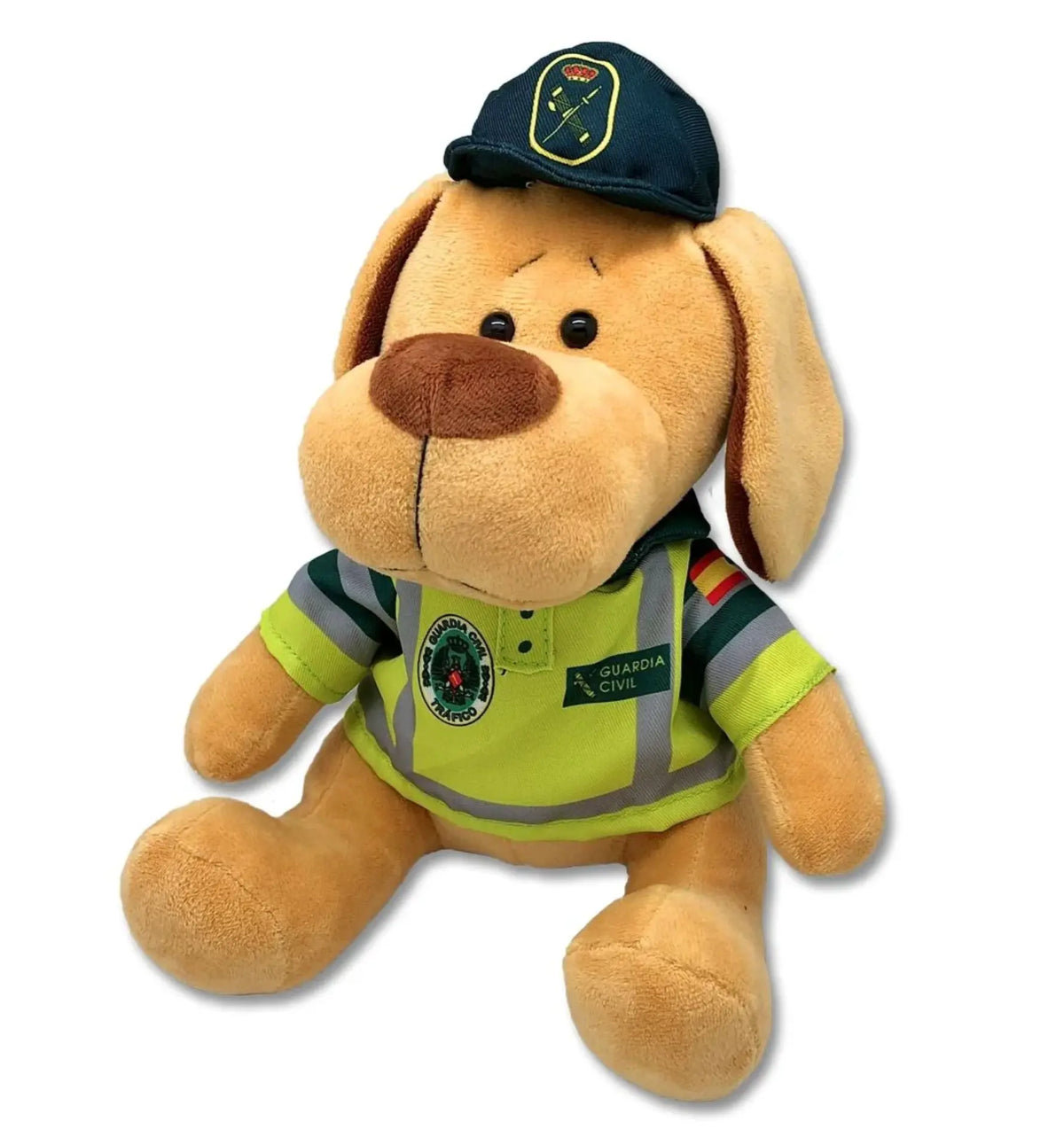 Comprar Peluche Perro Guardia Civil Tráfico La Flamenca de Borgoña Bandera España