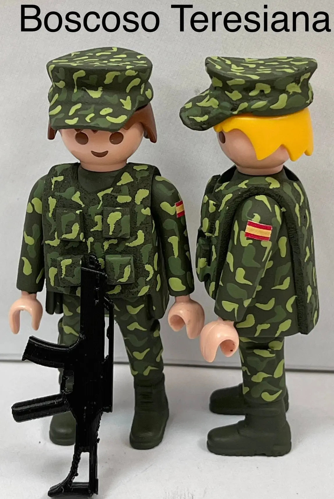 Playmobil Custom Soldado uniforme Boscoso Teresiana