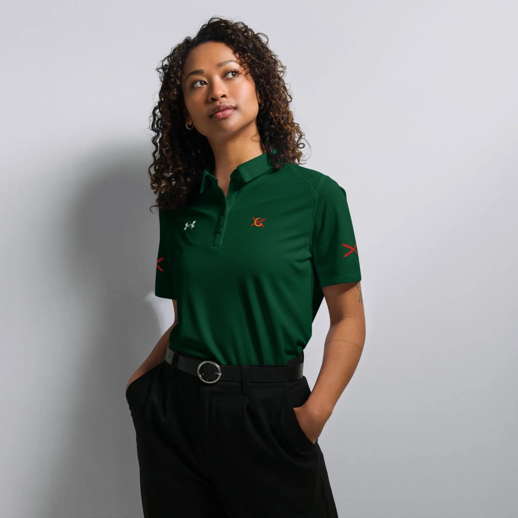 Comprar Polo Under Armour® para mujer La Flamenca de Borgoña La Flamenca de Borgoña Bandera España