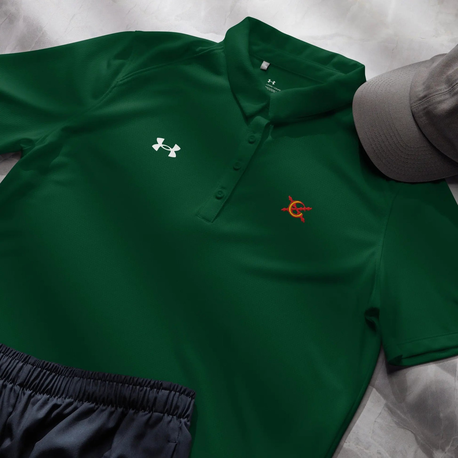 Comprar Polo Under Armour® para mujer La Flamenca de Borgoña La Flamenca de Borgoña Bandera España