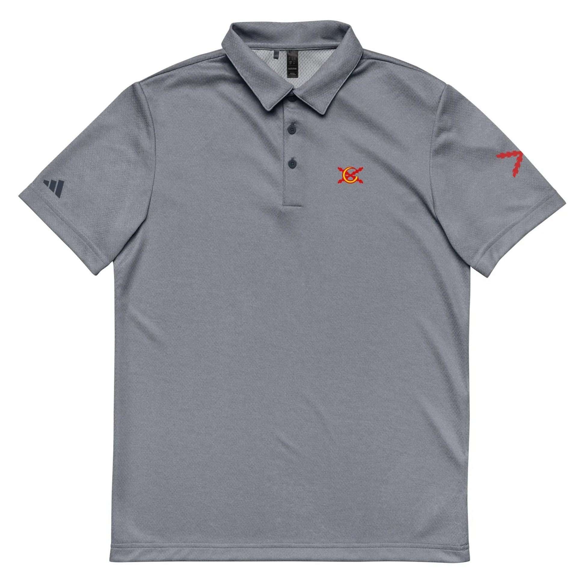 Comprar Polo adidas Space-Dyed "Ser español es un Honor" La Flamenca de Borgoña Bandera España