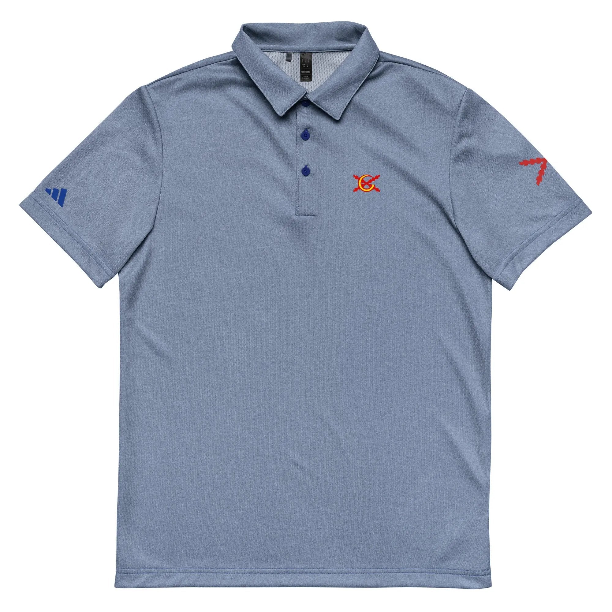 Comprar Polo adidas Space-Dyed "Ser español es un Honor" La Flamenca de Borgoña Bandera España