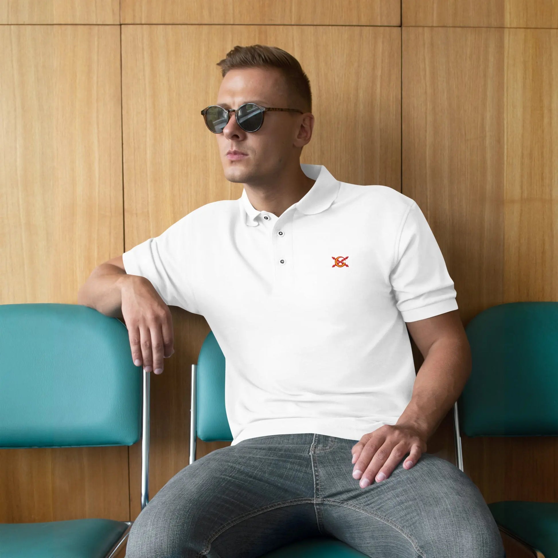 Comprar Polo para hombre premium - 5XL Oferta La Flamenca de Borgoña Bandera España