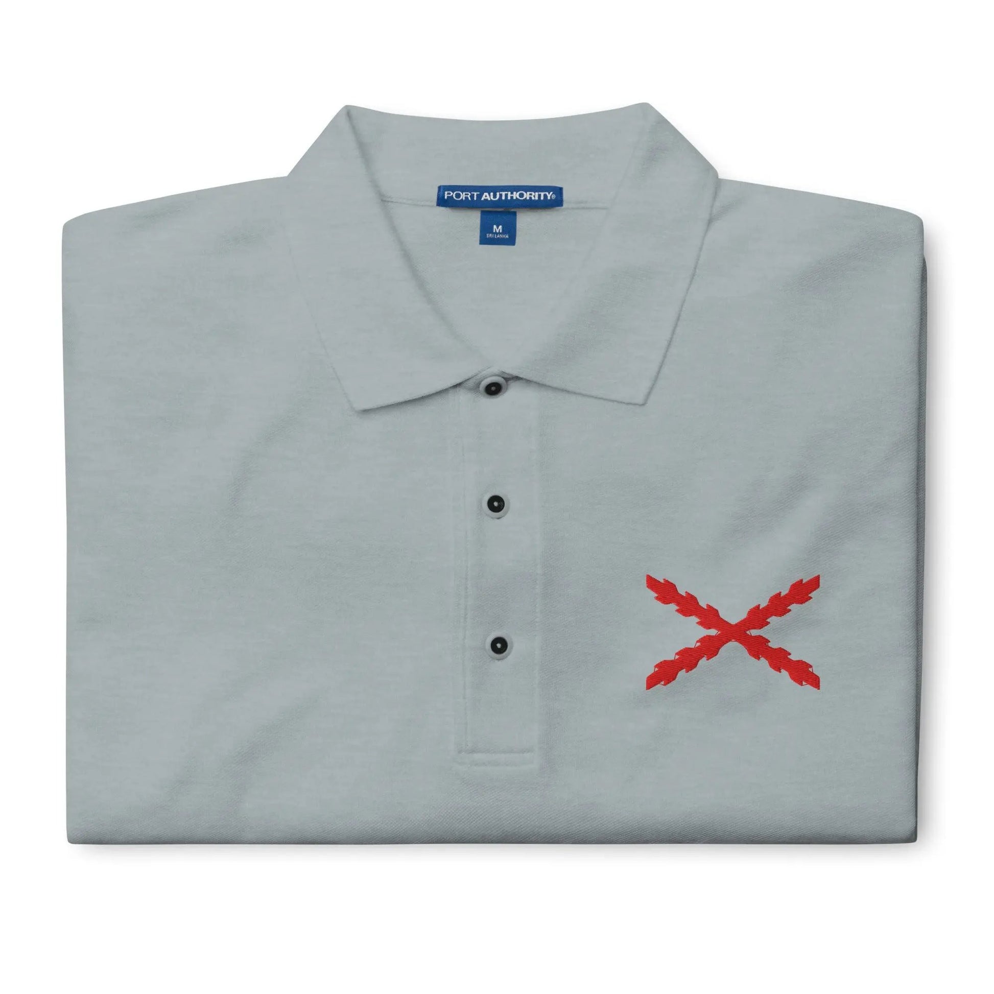 Comprar Polo para hombre premium Cruz de Borgoña La Flamenca de Borgoña Bandera España