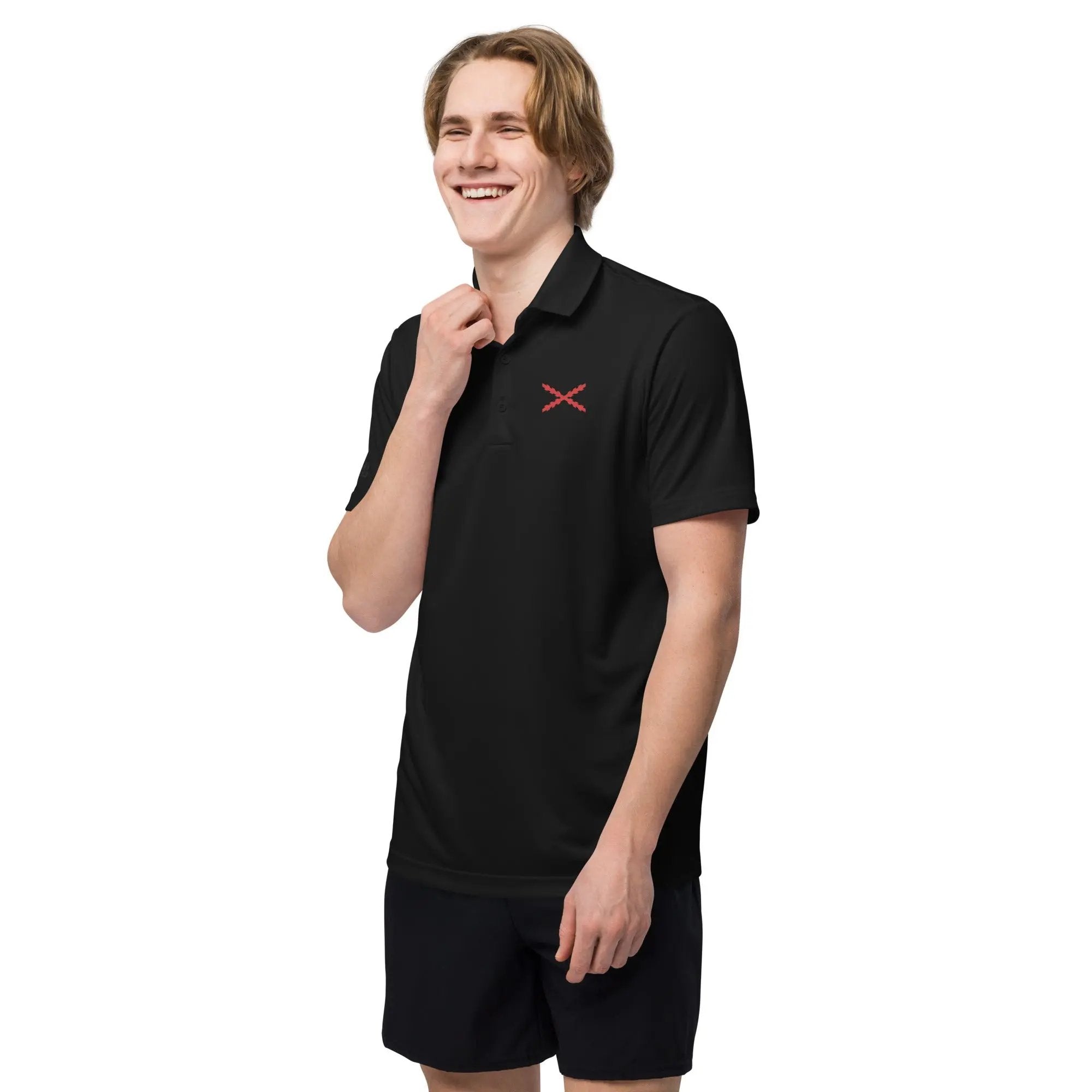 Comprar Polo premium adidas Cruz de Borgoña La Flamenca de Borgoña Bandera España