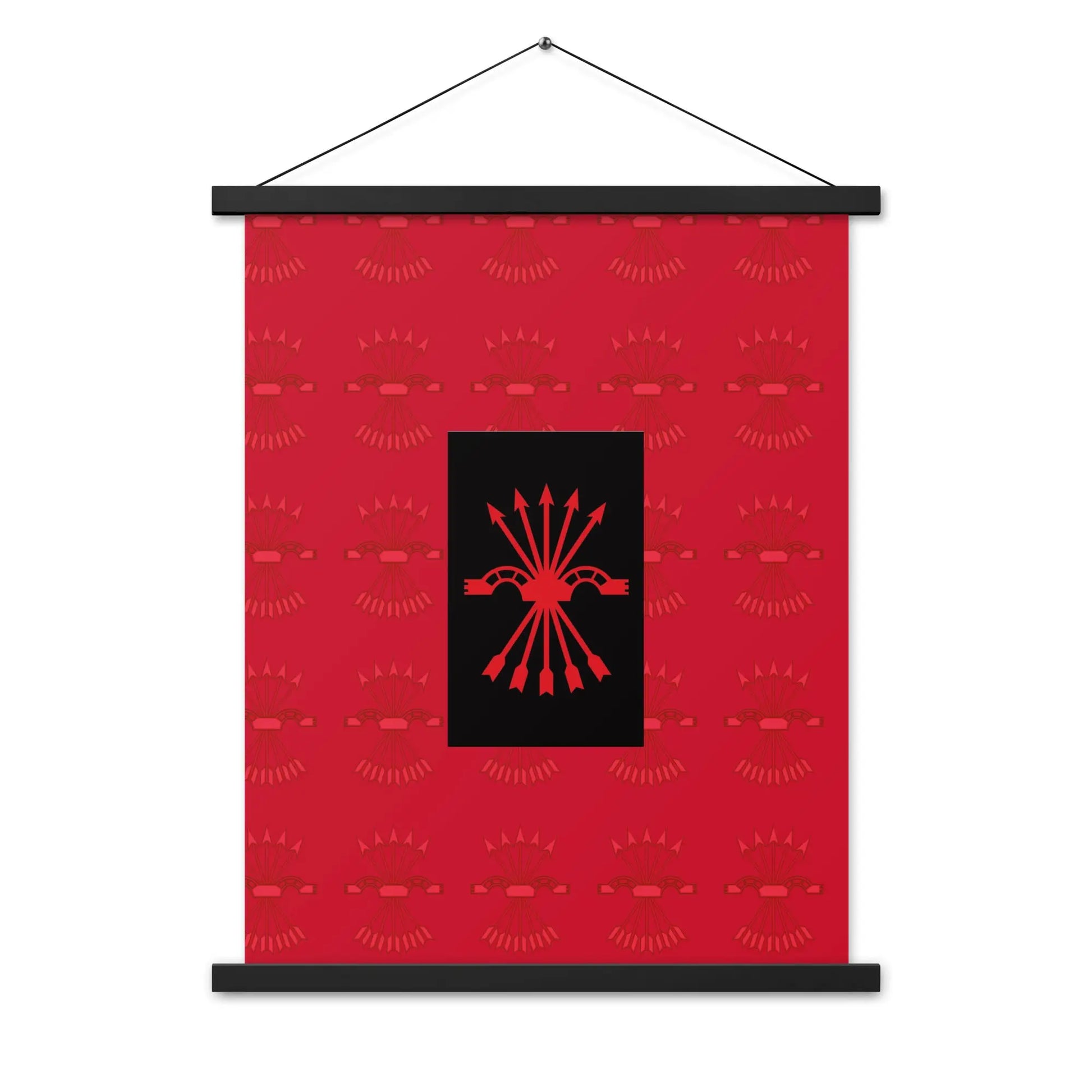 Comprar Póster con colgador Falange Española Bandera España La Flamenca de Borgoña Patricia Muñoz VOX