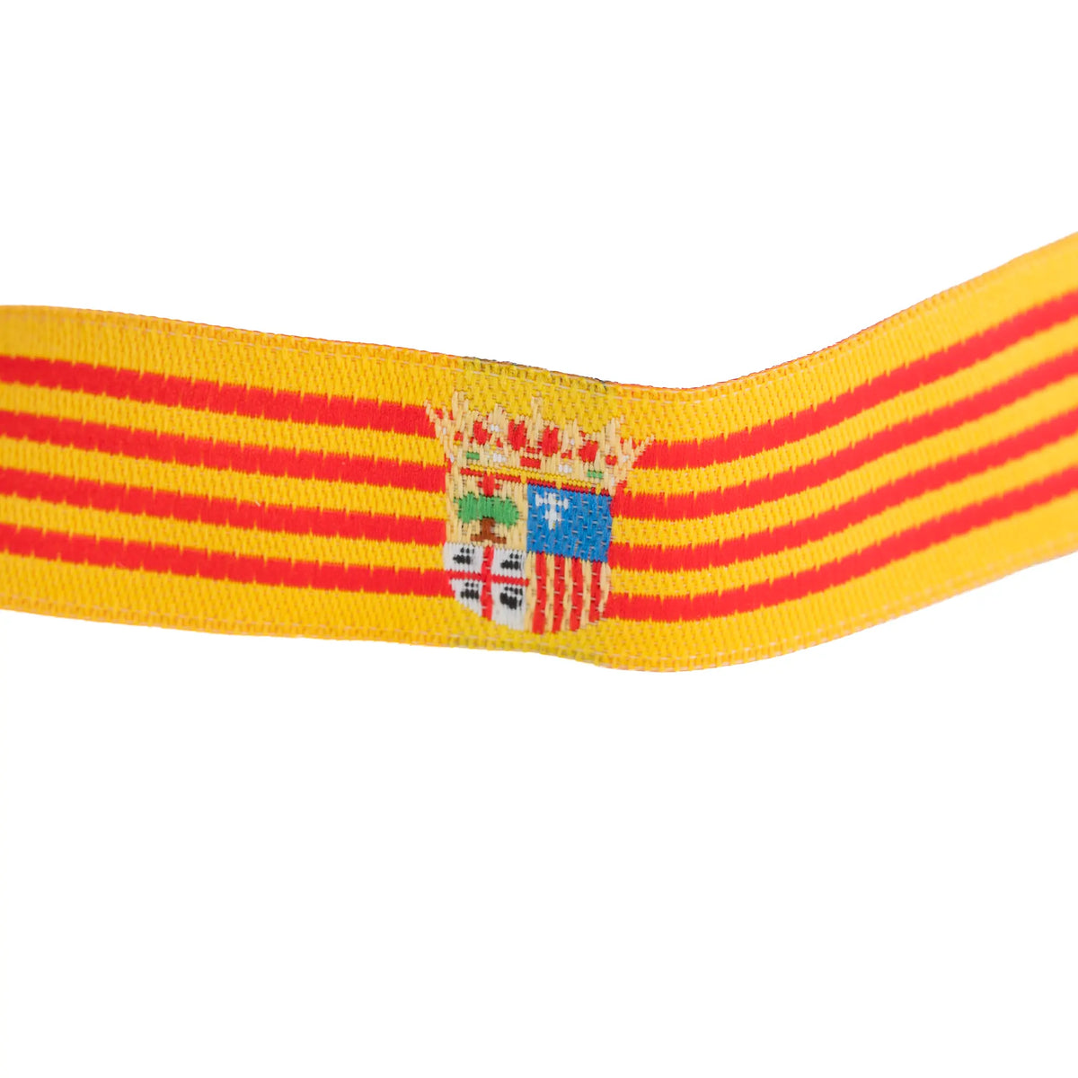 Comprar Pulsera de tela Bandera Comunidad de Aragón La Flamenca de Borgoña Bandera España
