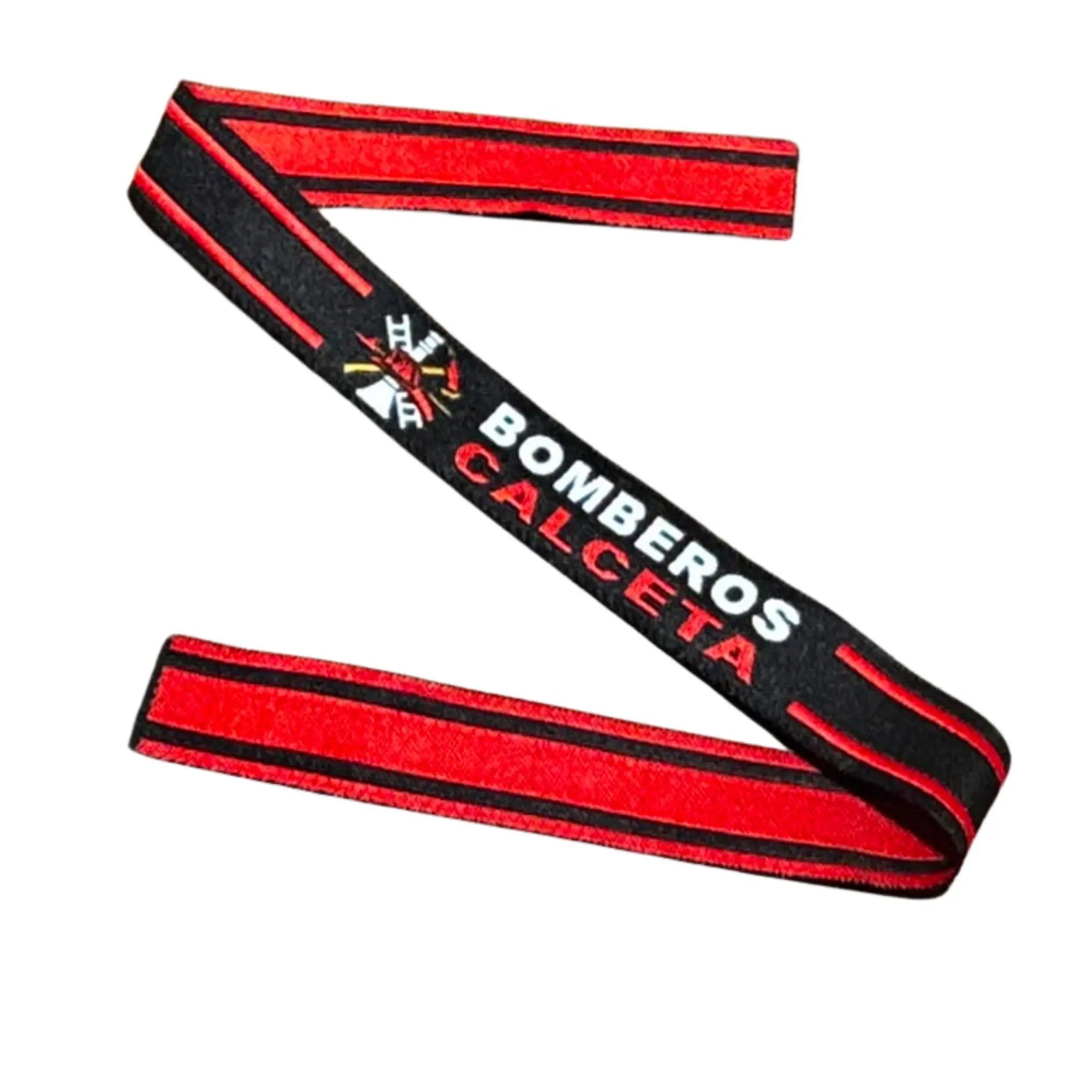 Comprar Pulsera de tela Bomberos Calceta La Flamenca de Borgoña Bandera España