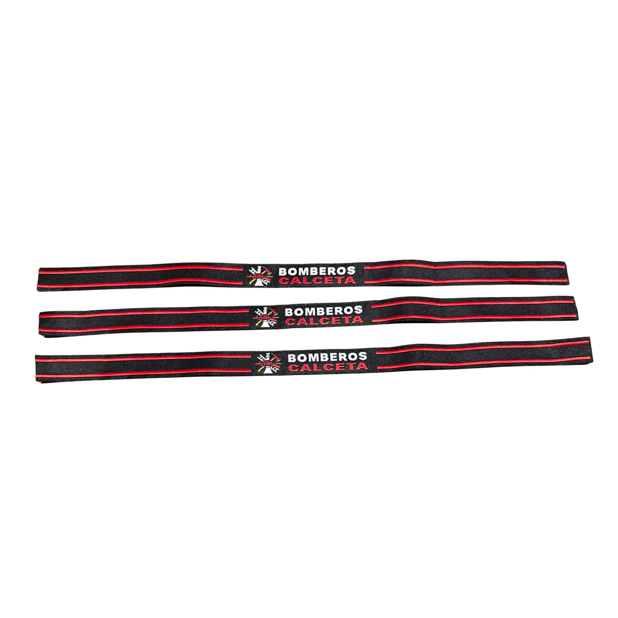 Comprar Pulsera de tela Bomberos Calceta La Flamenca de Borgoña Bandera España