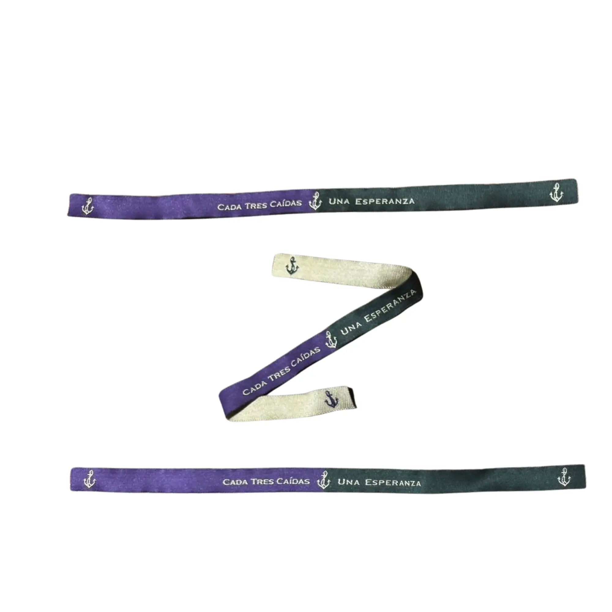 Comprar Pulsera de tela Cada Tres Caídas una Esperanza La Flamenca de Borgoña Bandera España