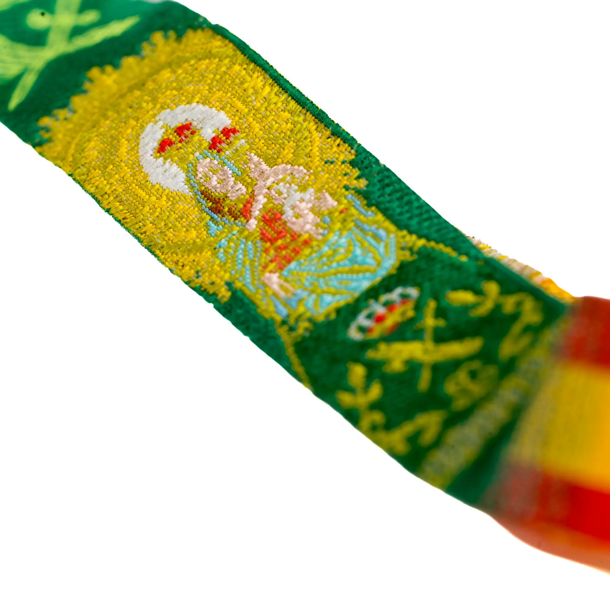 Comprar Pulsera de tela Guardia Civil con colgante de tricornio · 30 × 1,2 cm La Flamenca de Borgoña Bandera España