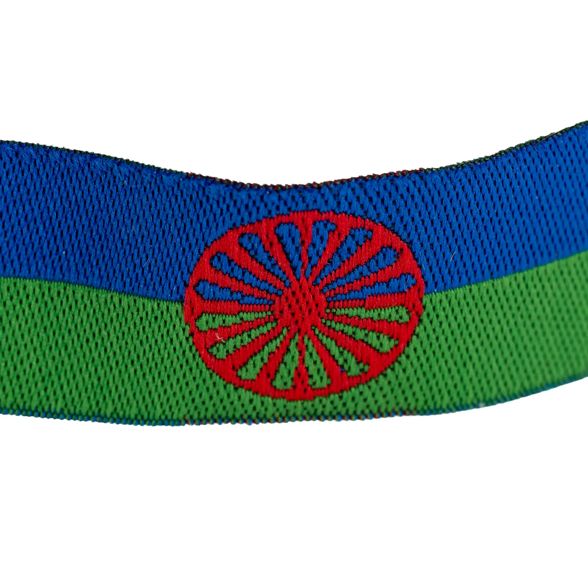 Comprar Pulsera de tela bandera del pueblo gitano · 30 × 1,5 cm La Flamenca de Borgoña Bandera España