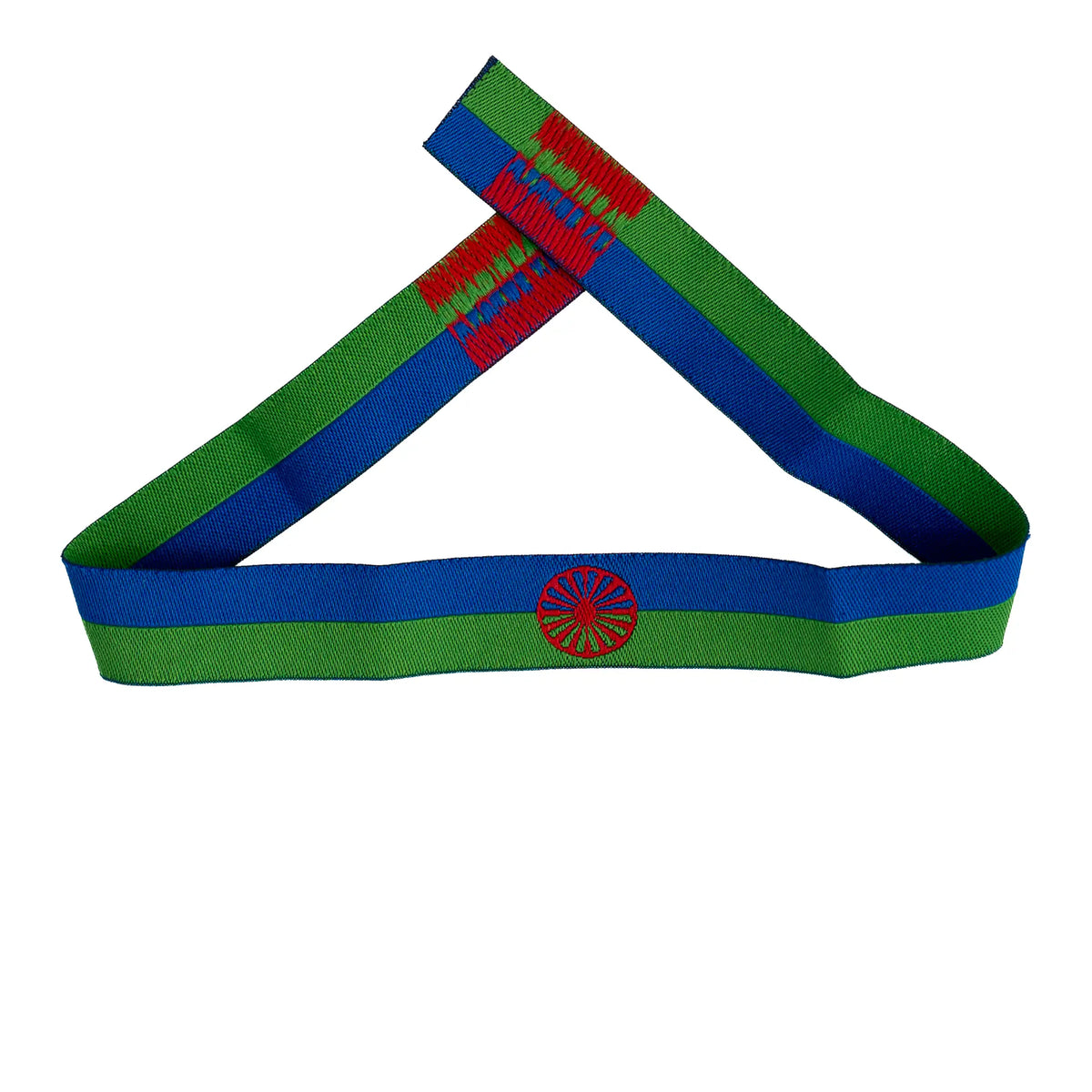 Comprar Pulsera de tela bandera del pueblo gitano · 30 × 1,5 cm La Flamenca de Borgoña Bandera España