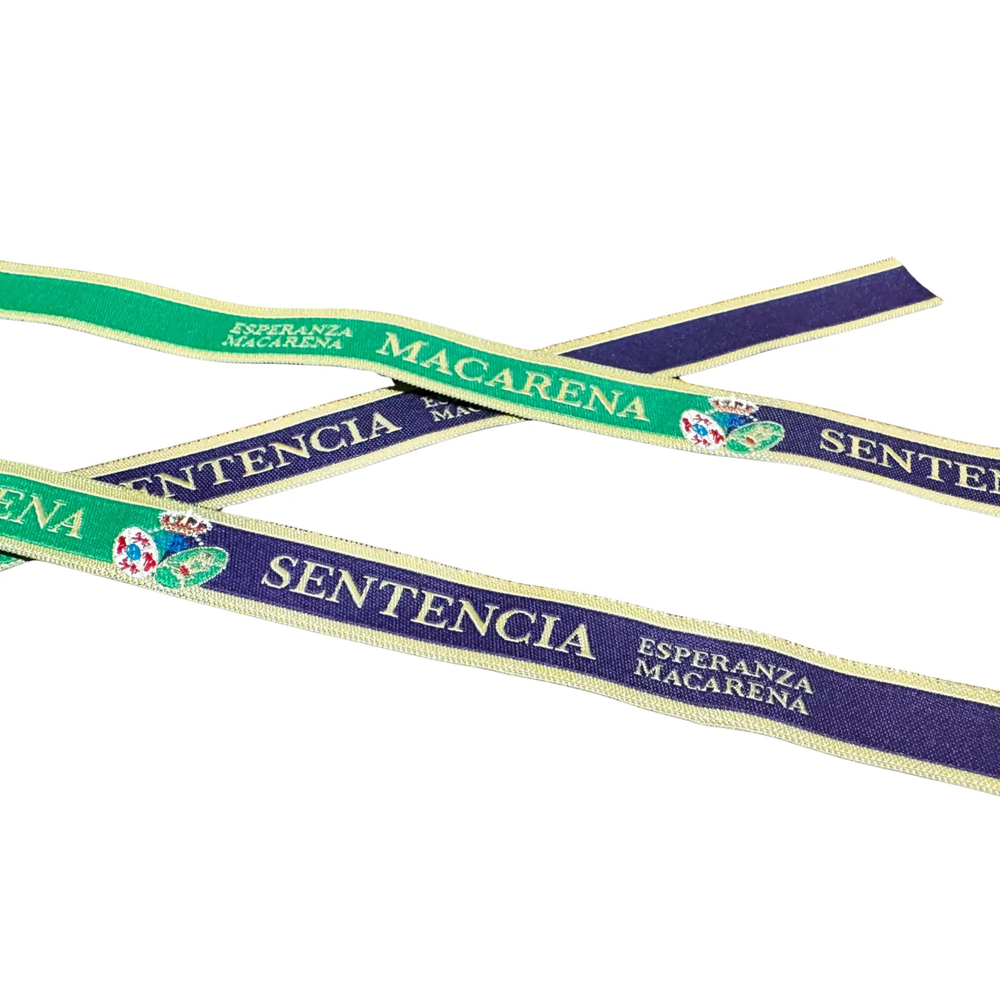 Comprar Pulsera de tela cofrade Esperanza Macarena – Sentencia La Flamenca de Borgoña Bandera España