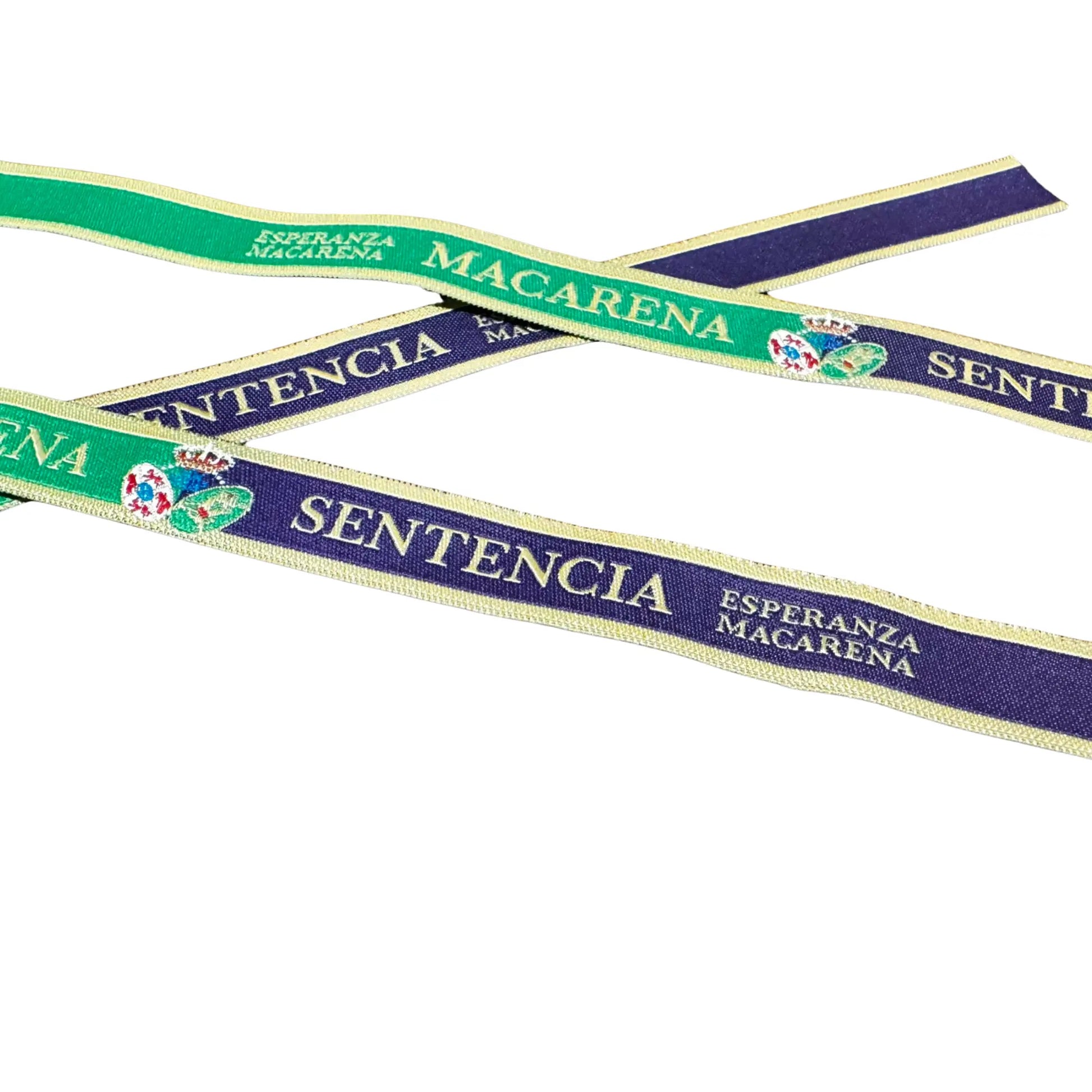 Comprar Pulsera de tela cofrade Esperanza Macarena – Sentencia La Flamenca de Borgoña Bandera España