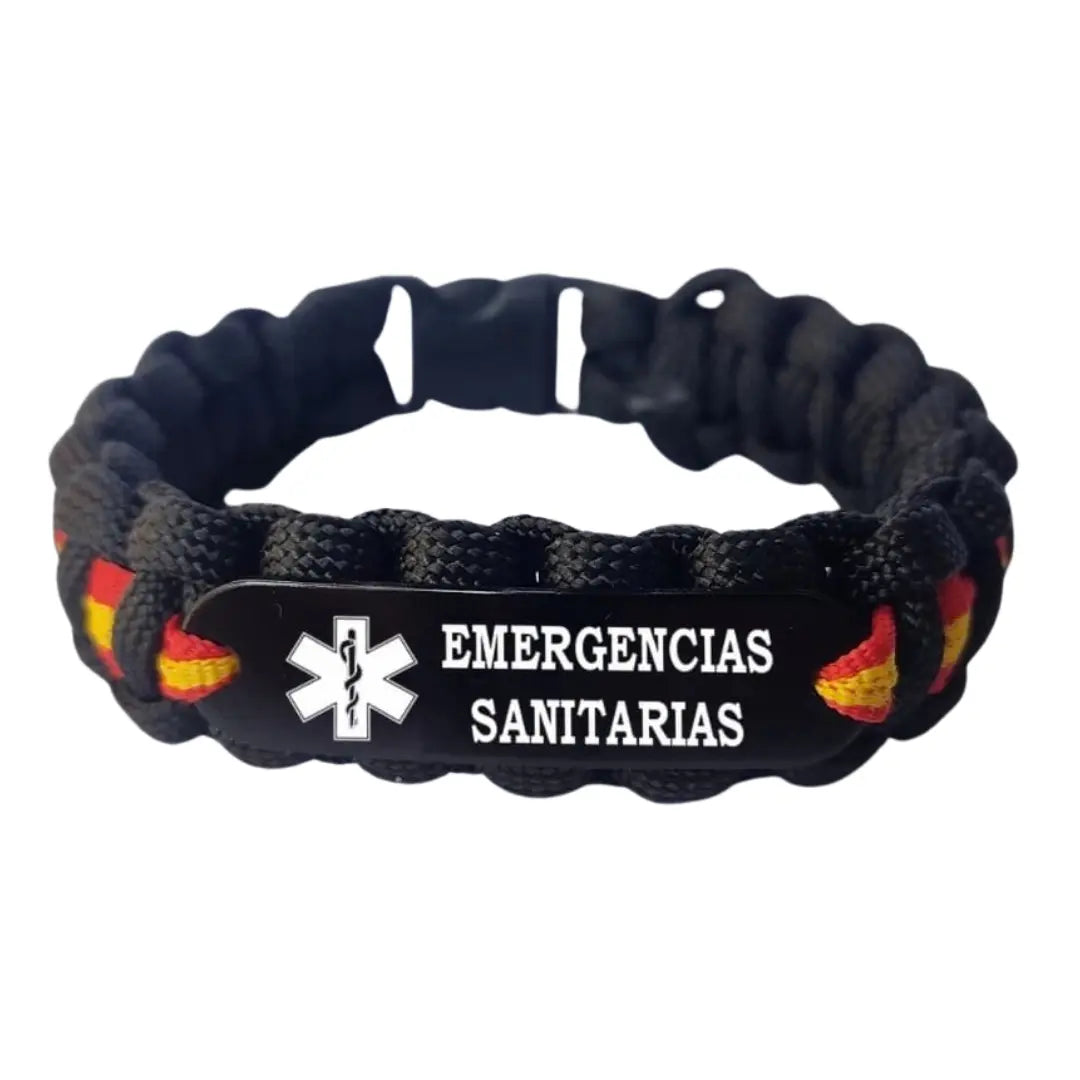 Spanish flag camouflage paracord bracelet