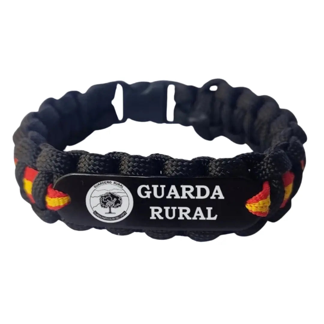 Spanish flag camouflage paracord bracelet