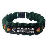 Pulsera paracord Guardia Civil Prohibido Rendirse Bandera España