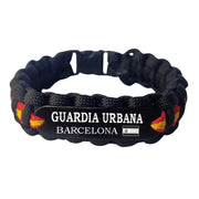 Pulsera paracord Guardia Urbana Barcelona Bandera España