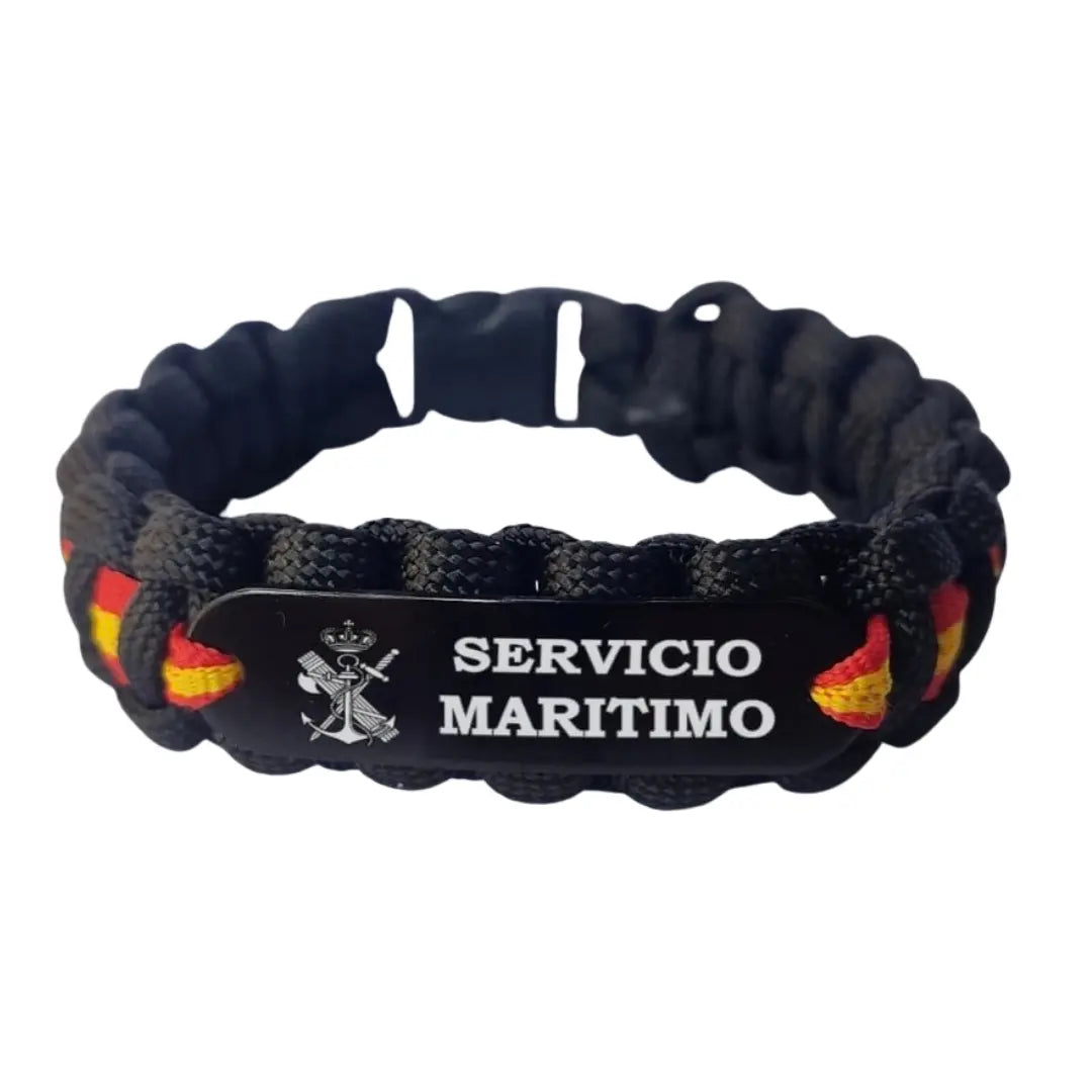 Spanish flag camouflage paracord bracelet