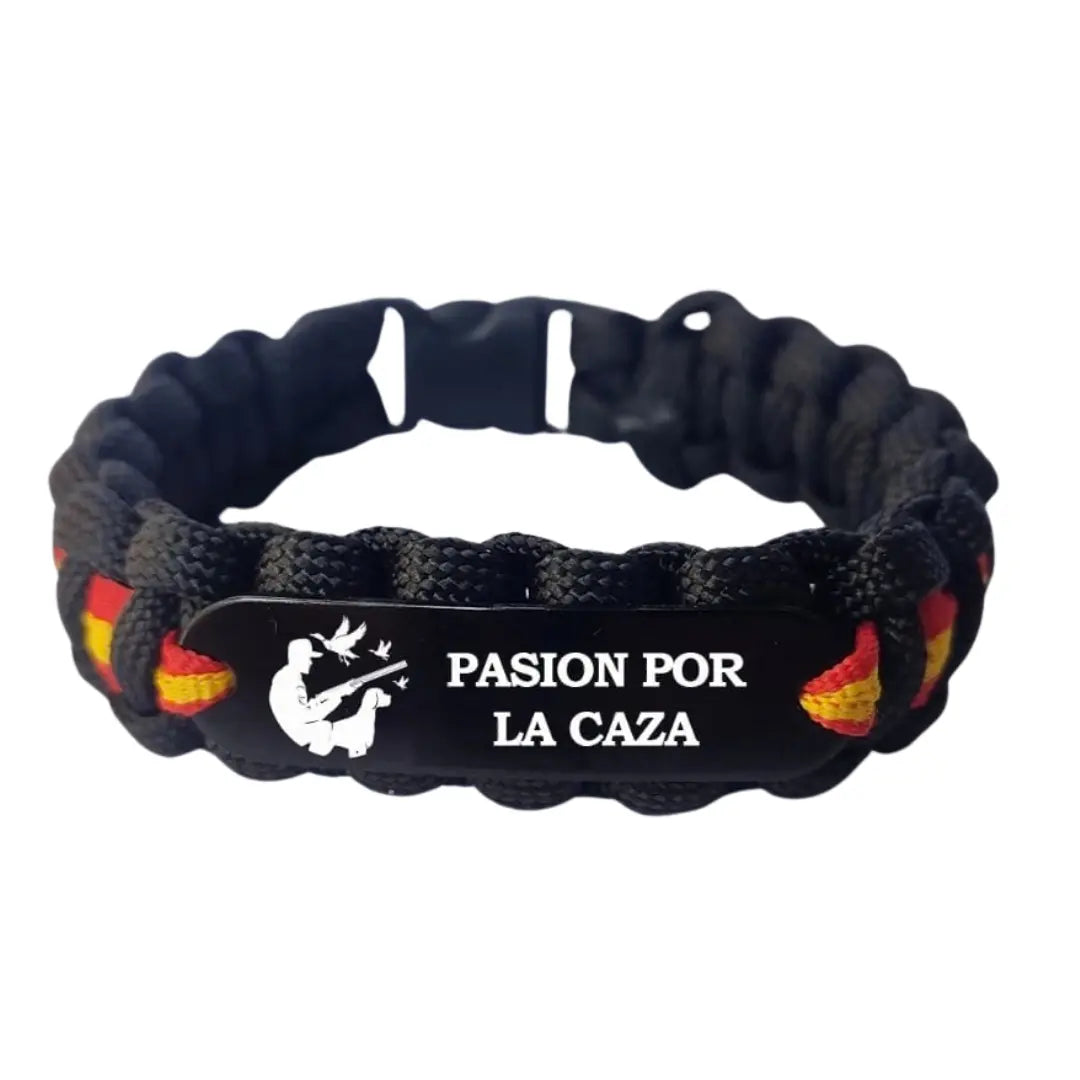 Spanish flag camouflage paracord bracelet