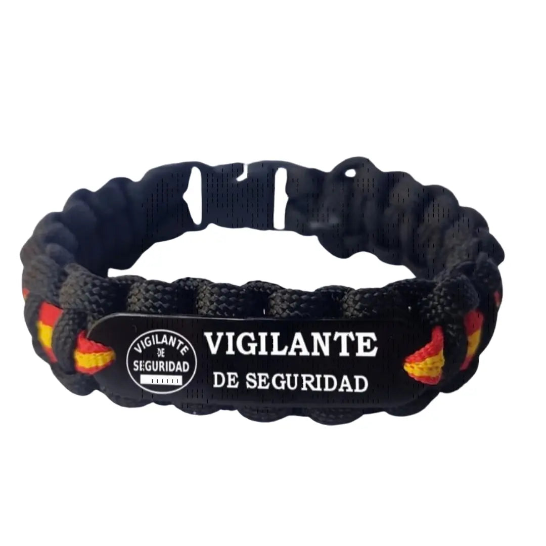 Spanish flag camouflage paracord bracelet