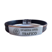 Pulsera piel Guardia Civil Tráfico