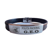 Bracelet Spain coat of arms camel suede