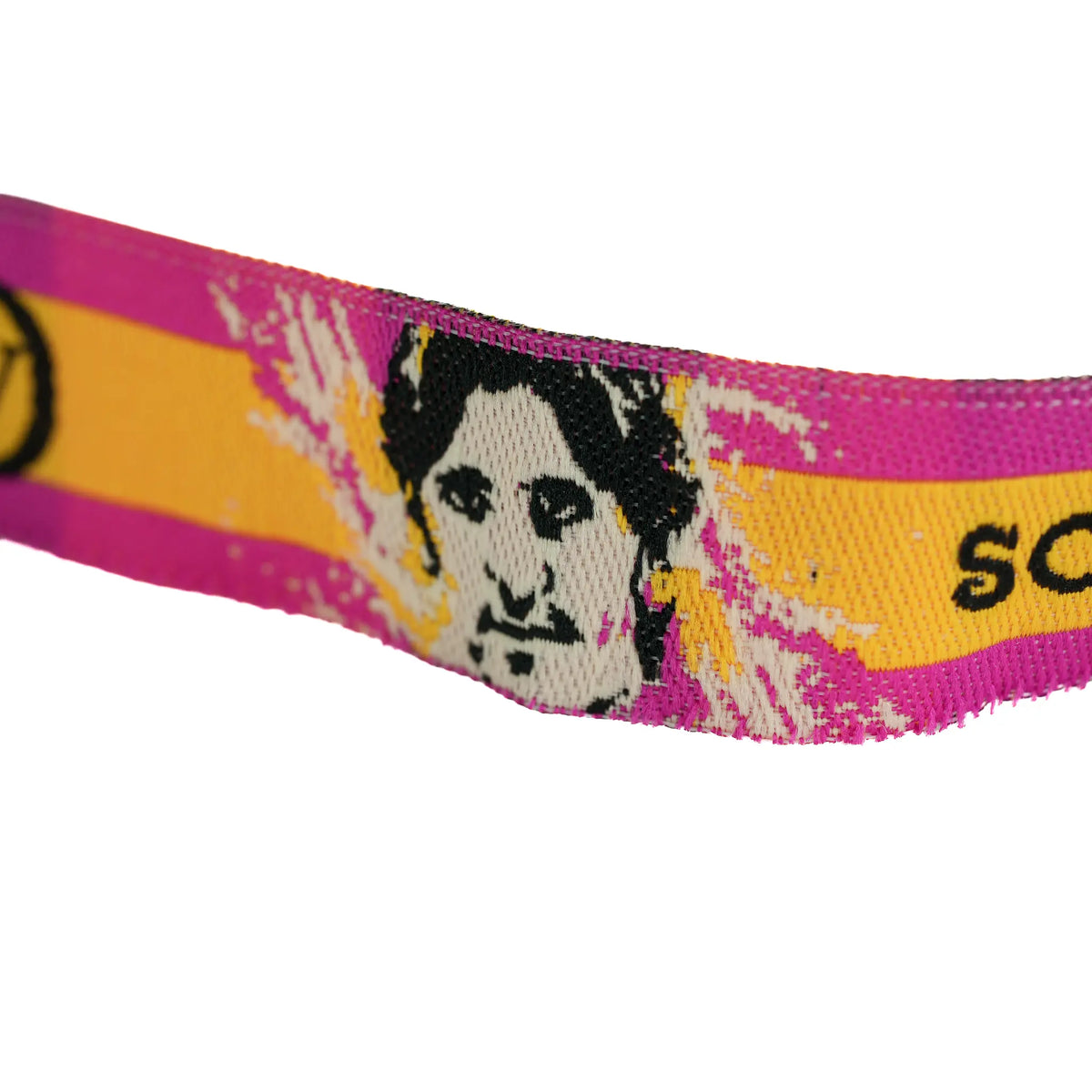 Comprar Pulsera taurina de tela Soy de Ventura La Flamenca de Borgoña Bandera España