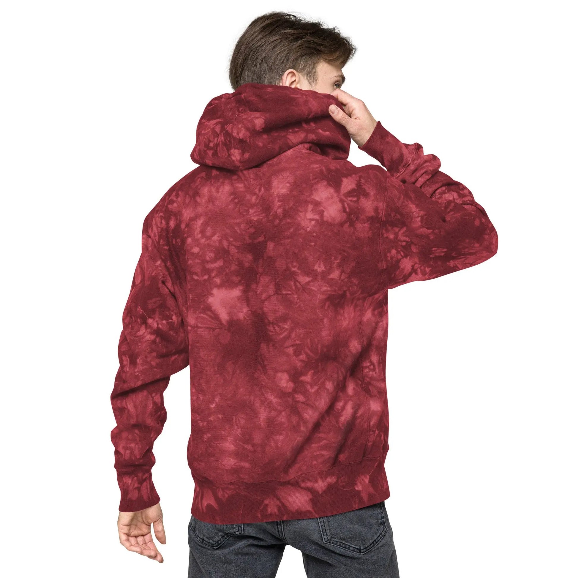 Comprar Sudadera Champion tie-dye unisex Cruz de Borgoña La Flamenca de Borgoña Bandera España
