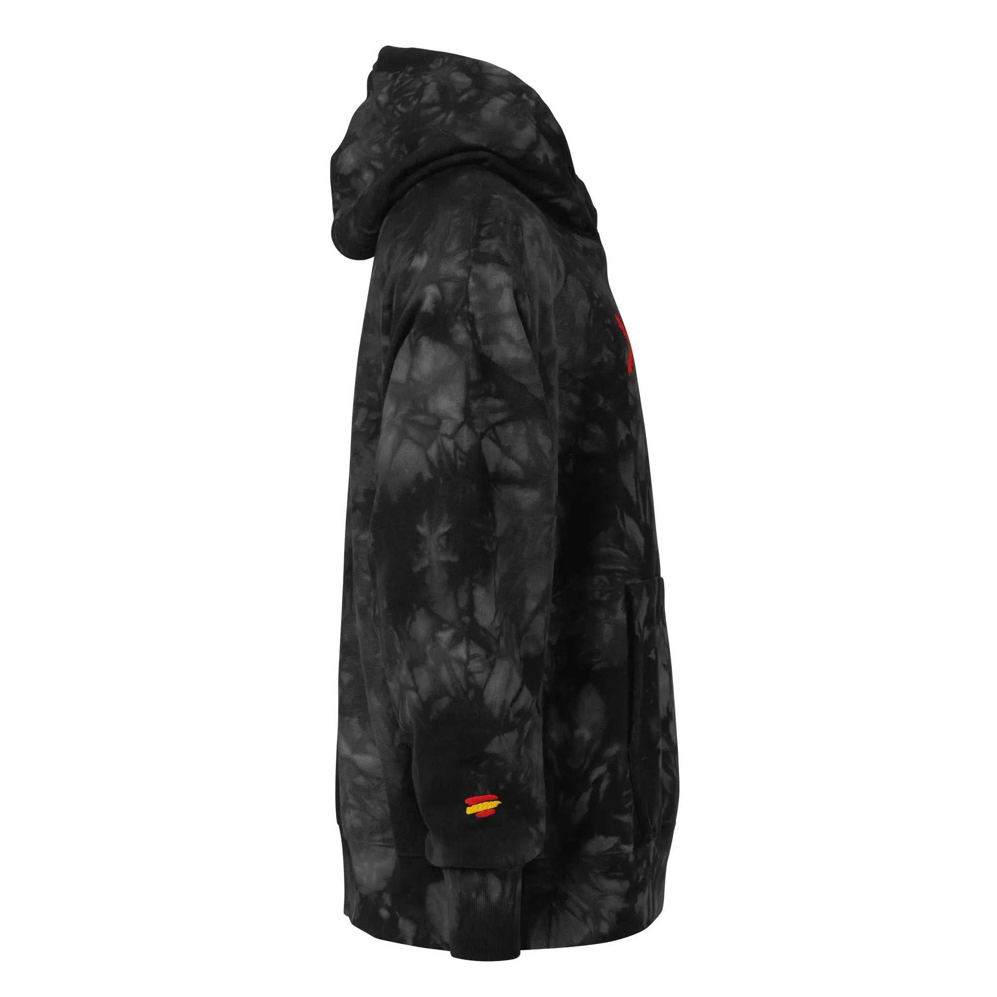 Comprar Sudadera Champion tie-dye unisex Cruz de Borgoña La Flamenca de Borgoña Bandera España