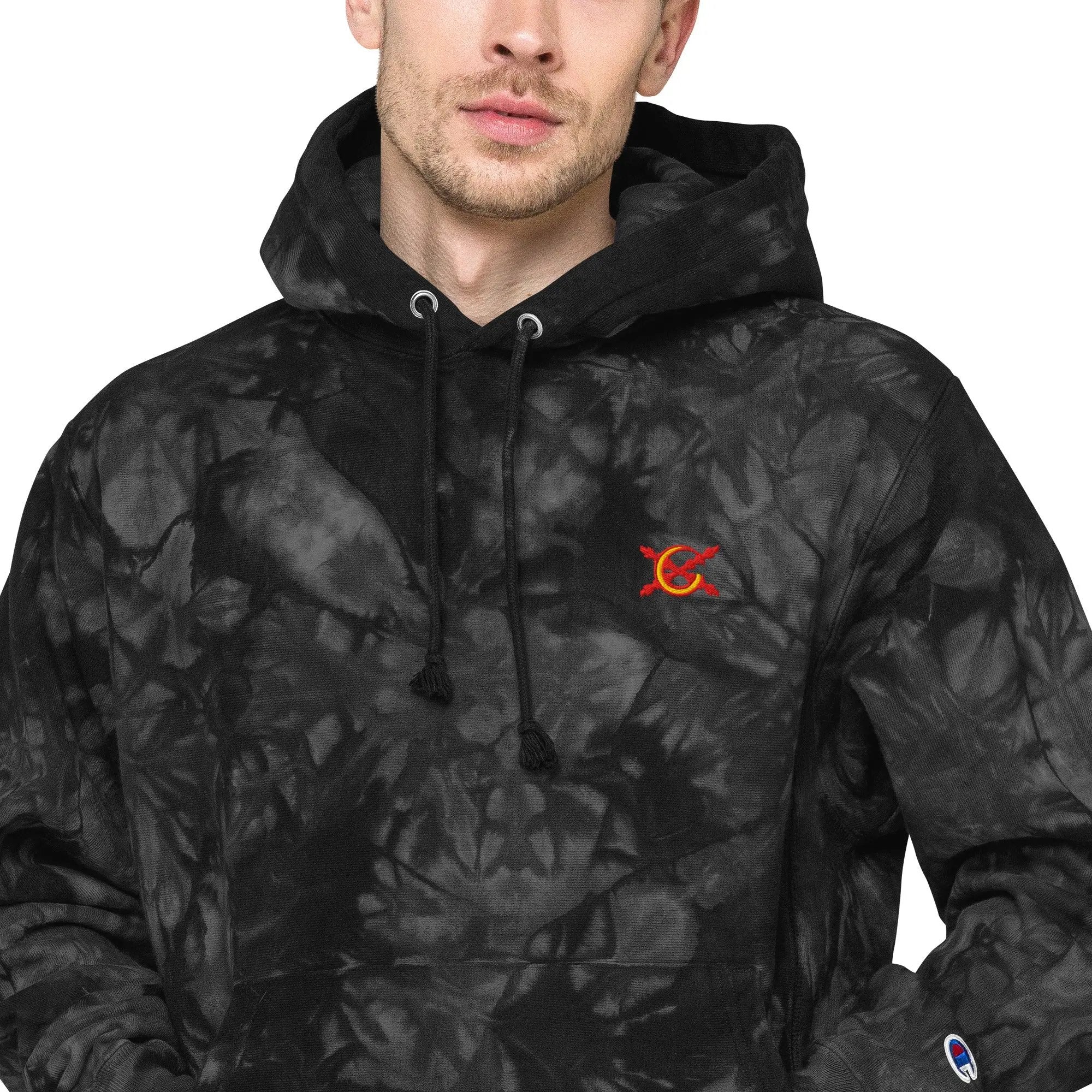 Comprar Sudadera Champion tie-dye unisex La Flamenca de Borgoña La Flamenca de Borgoña Bandera España