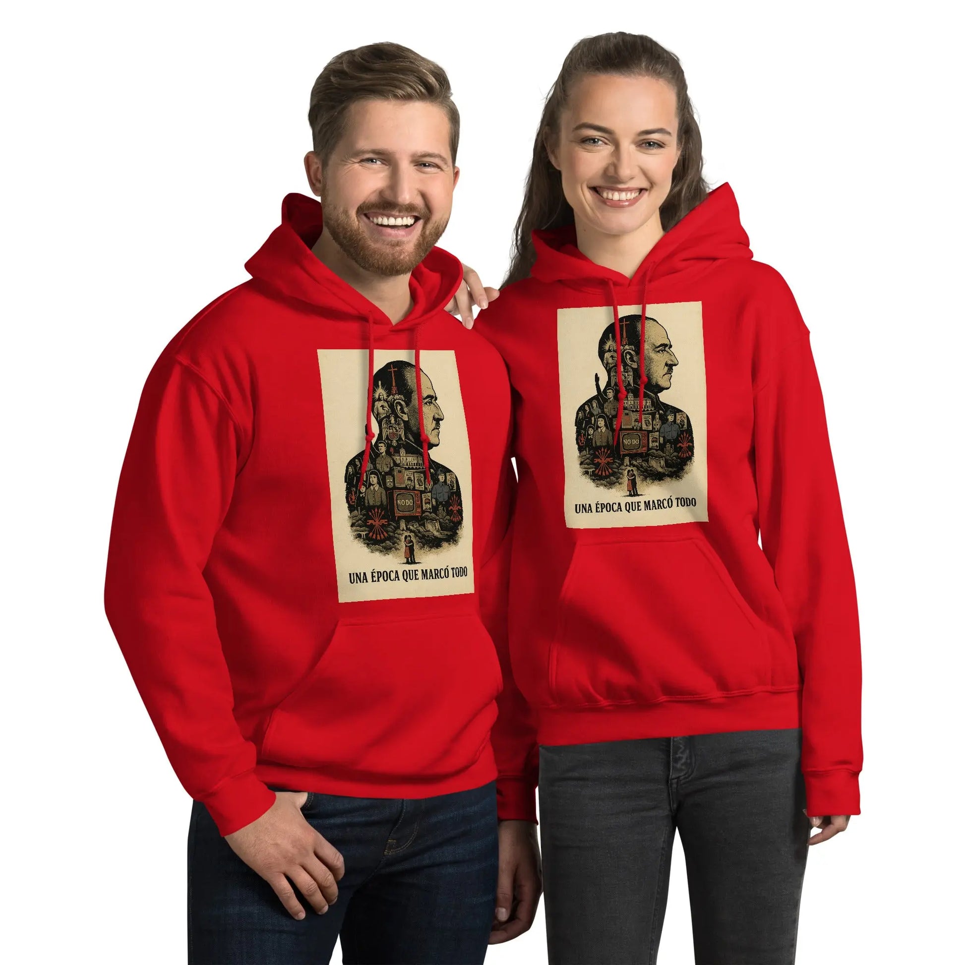 Comprar Sudadera Franco - Una época que marcó todo La Flamenca de Borgoña, Bandera de España, Cruz de Borgoña, Patricia Muñoz, VOX