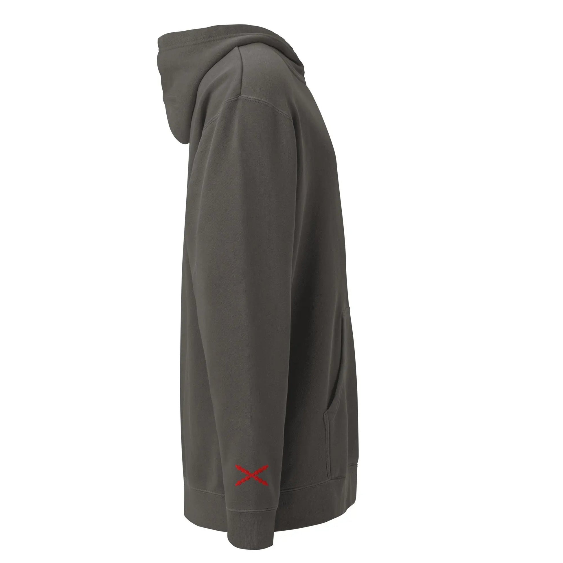 Comprar Sudadera con capucha teñida unisex Cruz de Borgoña La Flamenca de Borgoña Bandera España