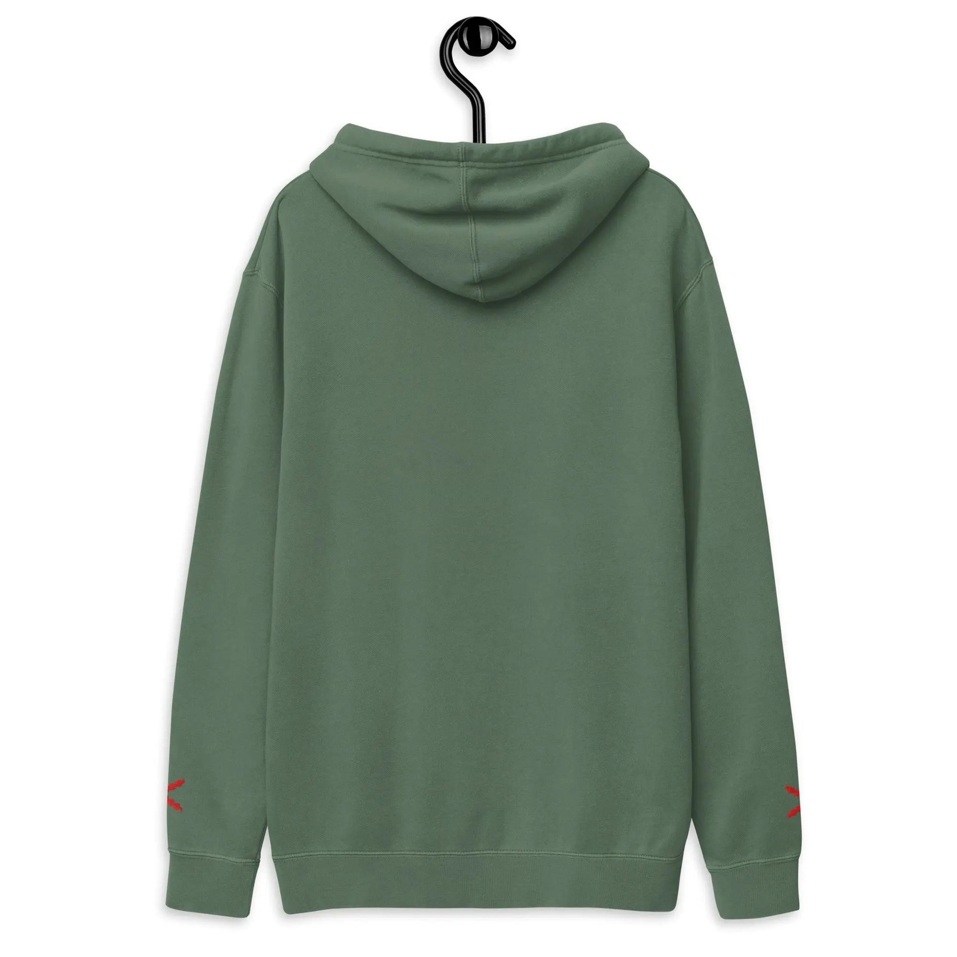 Comprar Sudadera con capucha teñida unisex Cruz de Borgoña La Flamenca de Borgoña Bandera España