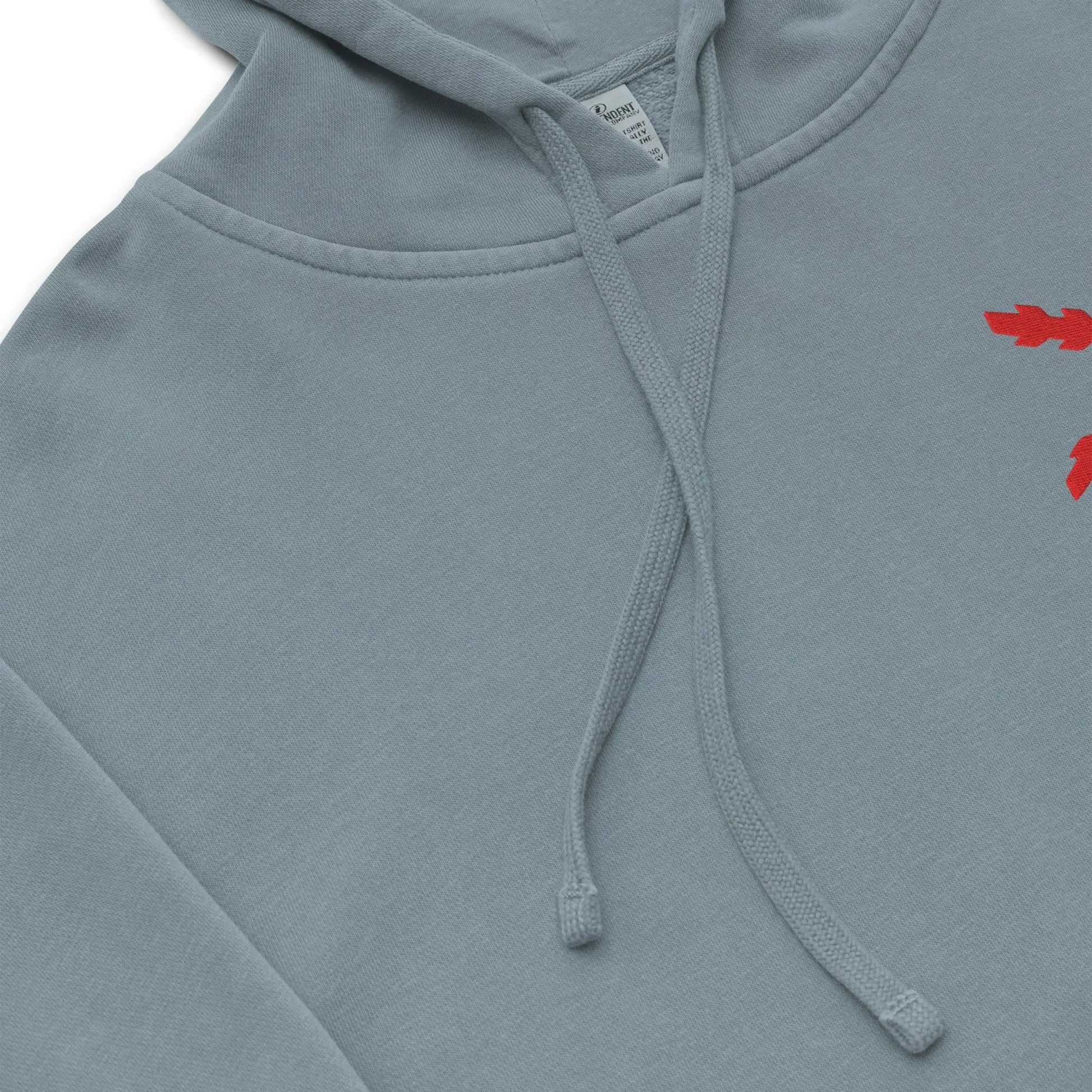 Comprar Sudadera con capucha teñida unisex Cruz de Borgoña La Flamenca de Borgoña Bandera España