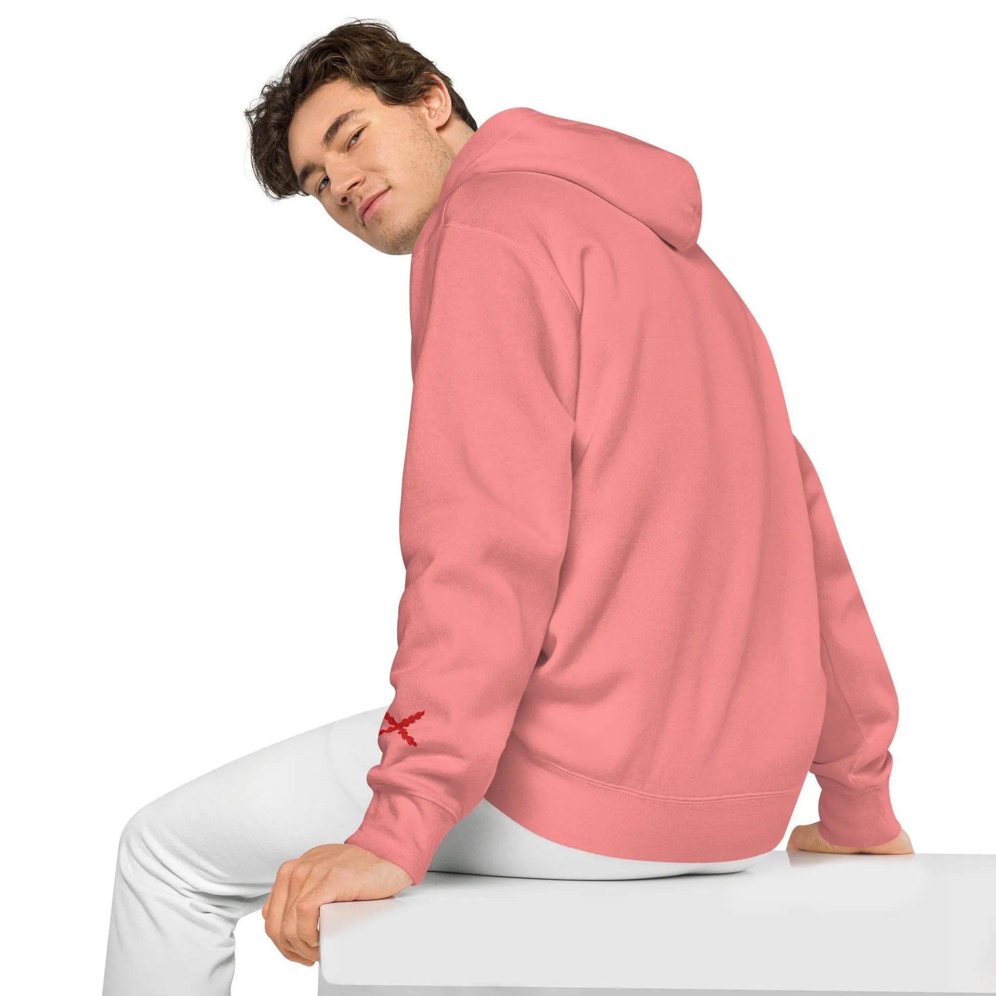 Comprar Sudadera con capucha teñida unisex Cruz de Borgoña La Flamenca de Borgoña Bandera España