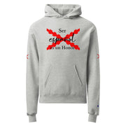 Comprar Sudadera con capucha unisex Champion "Ser español es un Honor" La Flamenca de Borgoña Bandera España