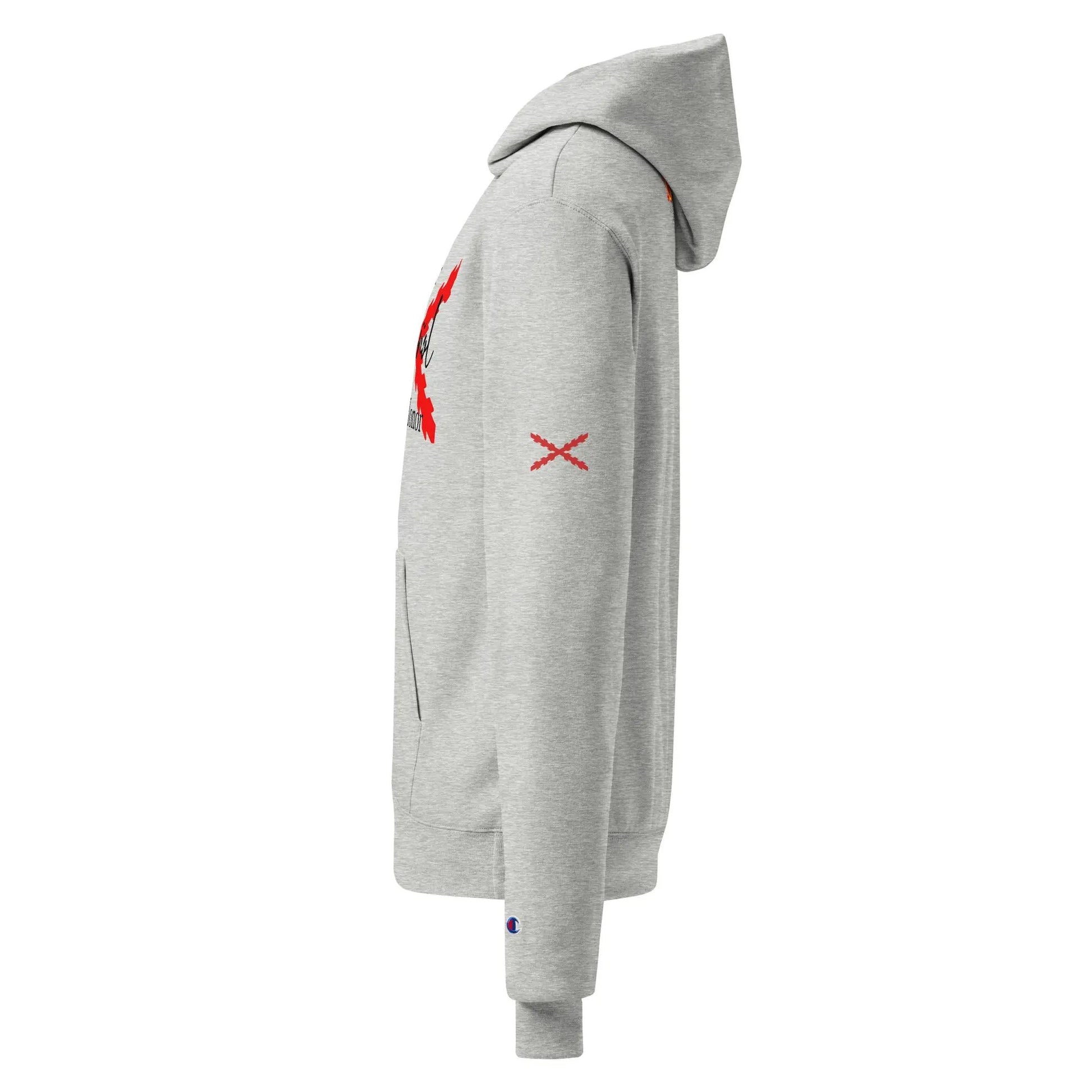 Comprar Sudadera con capucha unisex Champion "Ser español es un Honor" La Flamenca de Borgoña Bandera España