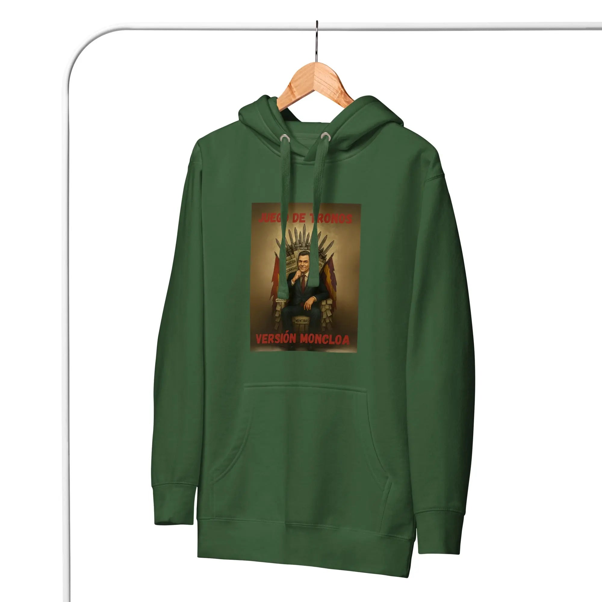 Comprar Sudadera "Juego de Tronos: Versión Moncloa" Bandera España La Flamenca de Borgoña Patricia Muñoz VOX
