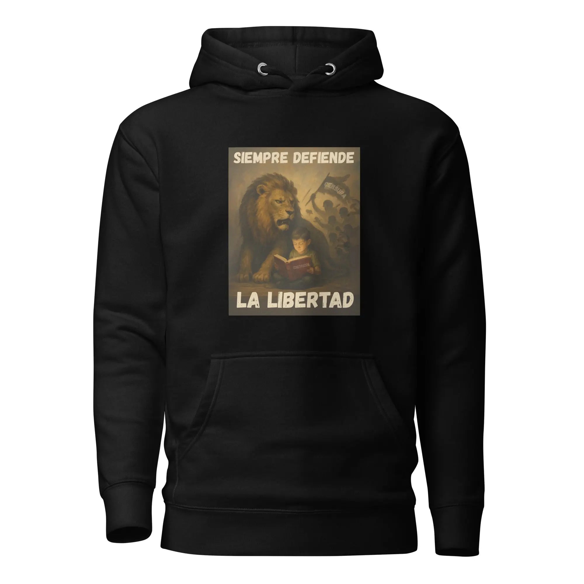 Comprar Sudadera con capucha unisex La Flamenca de Borgoña, Bandera de España, Cruz de Borgoña, Patricia Muñoz, VOX