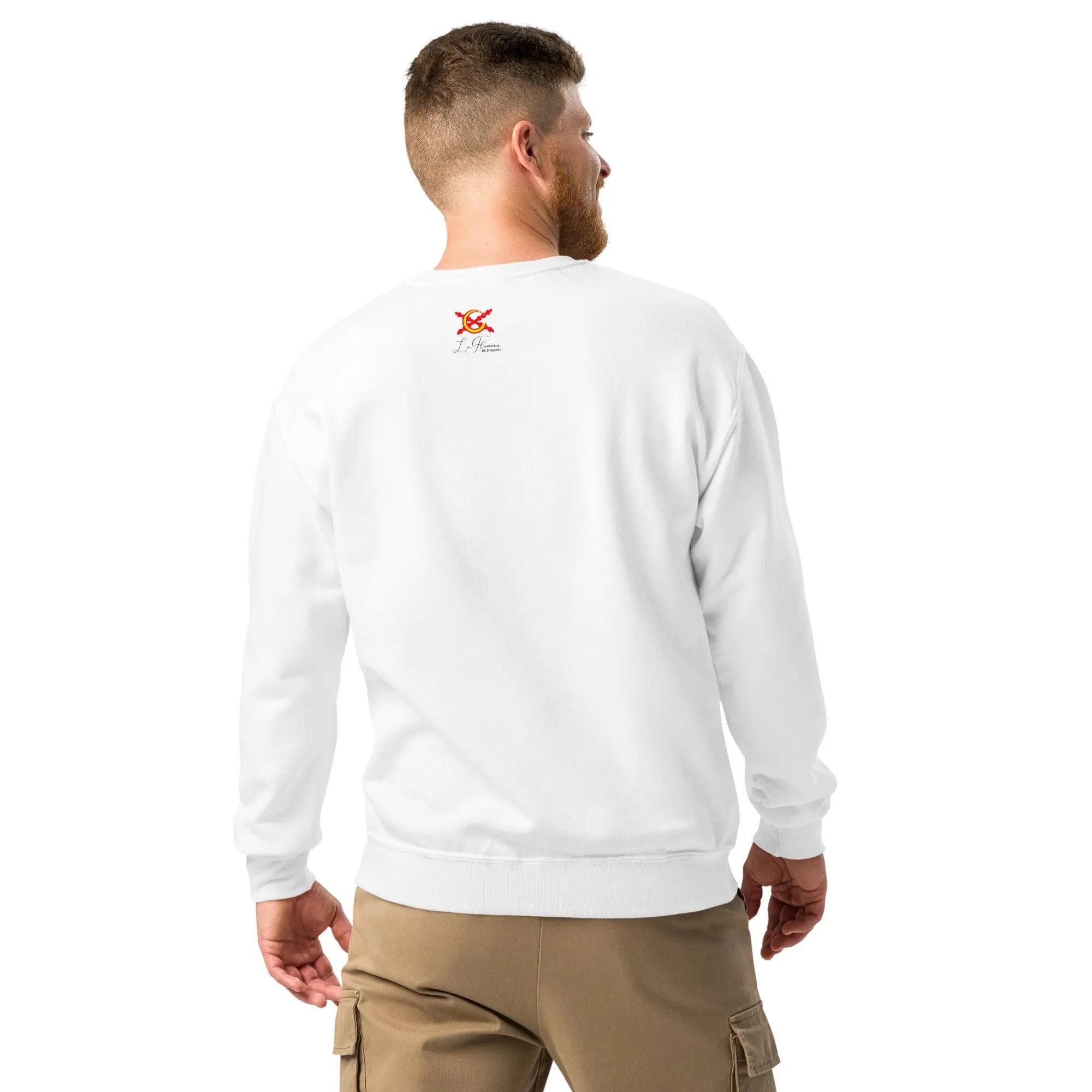 Comprar Sudadera cuello redondo "Soy un patriota español" La Flamenca de Borgoña Bandera España
