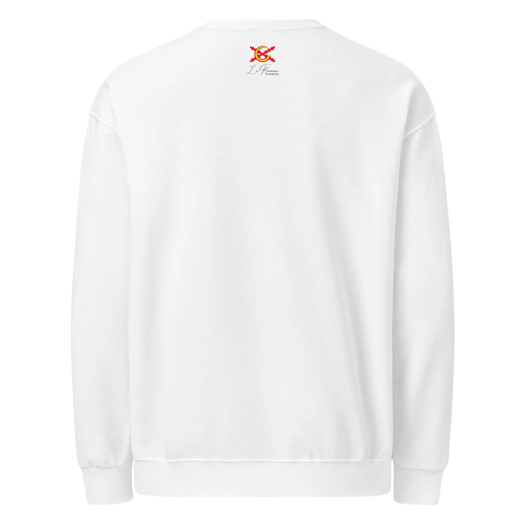 Comprar Sudadera cuello redondo "Soy un patriota español" La Flamenca de Borgoña Bandera España