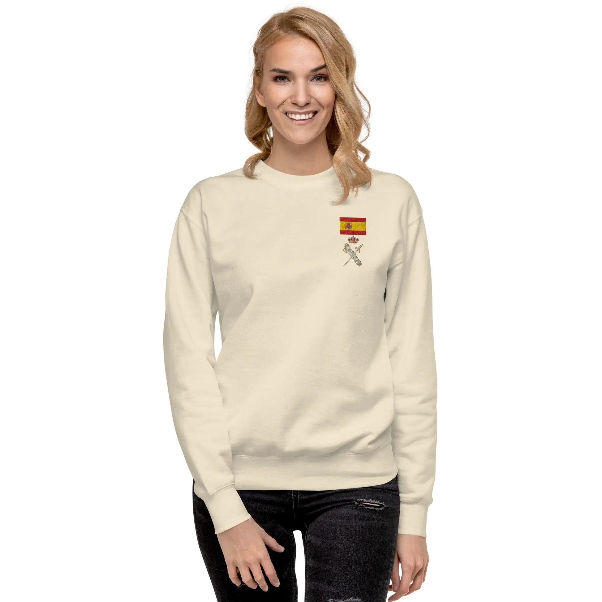 Comprar Sudadera gruesa unisex Guardia Civil La Flamenca de Borgoña Bandera España