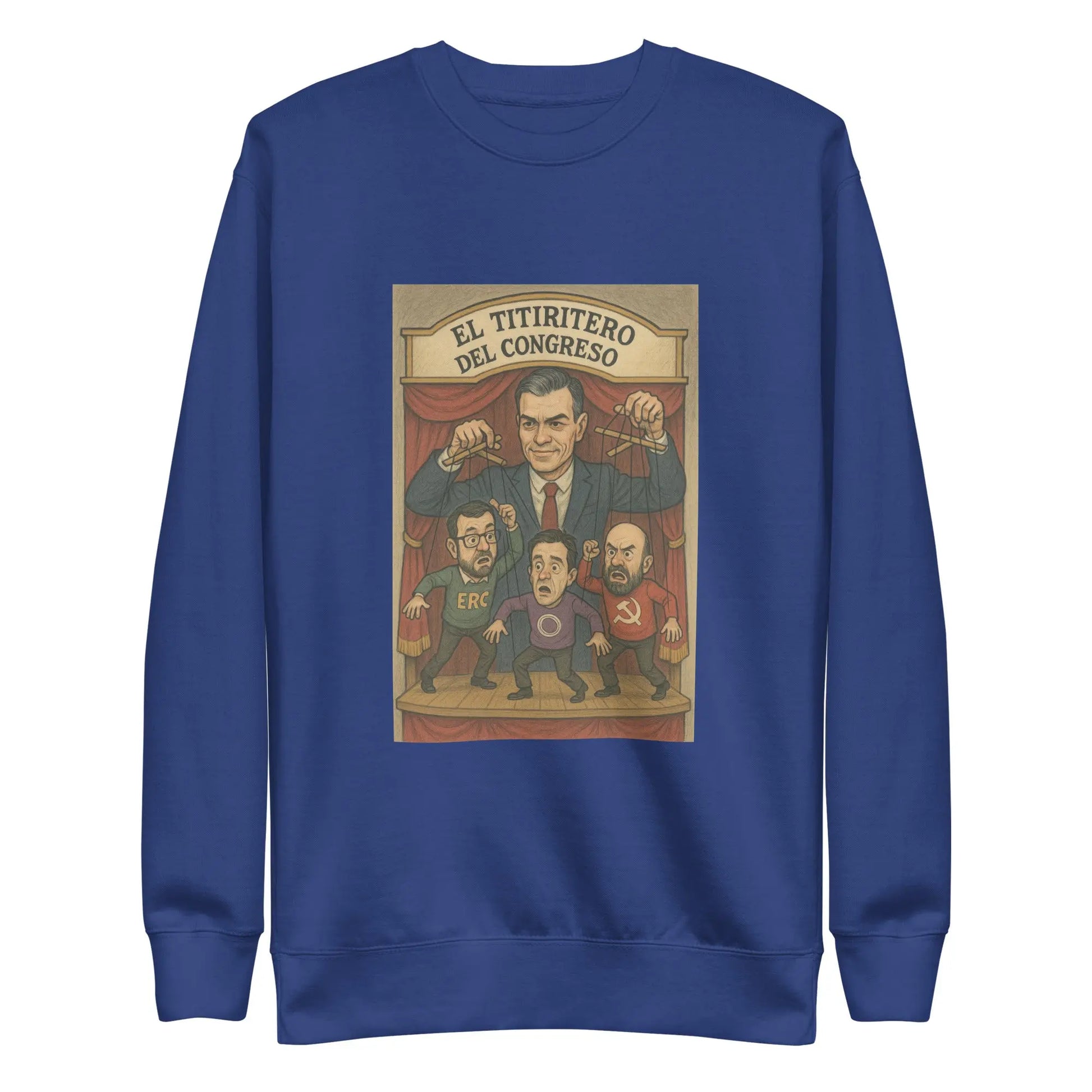 Comprar Sudadera gruesa unisex La Flamenca de Borgoña, Bandera de España, Cruz de Borgoña, Patricia Muñoz, VOX